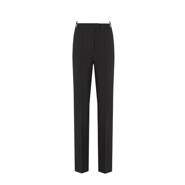 Pantalon slim en laine vierge