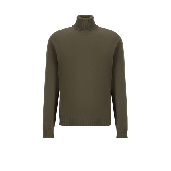 Pull roulé en laine