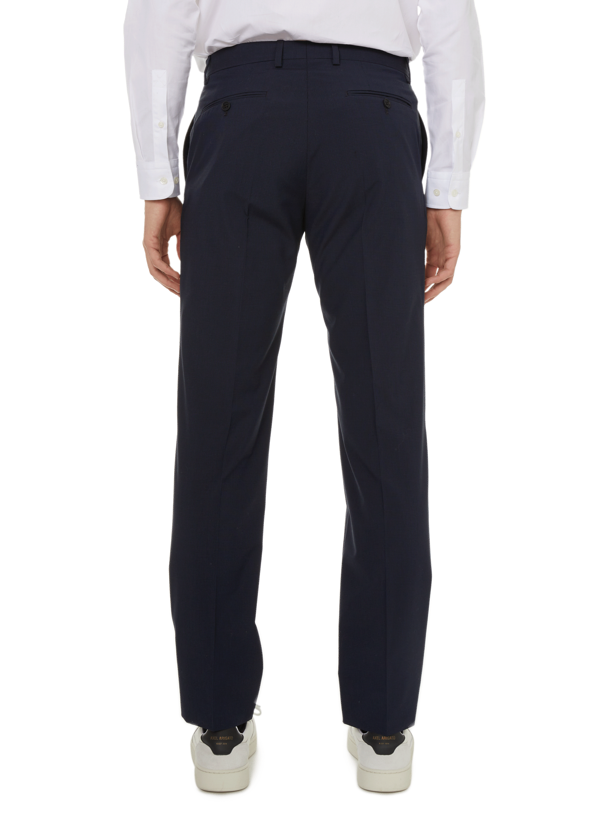 Wool-blend suit trousers SAISON 1865 Blue