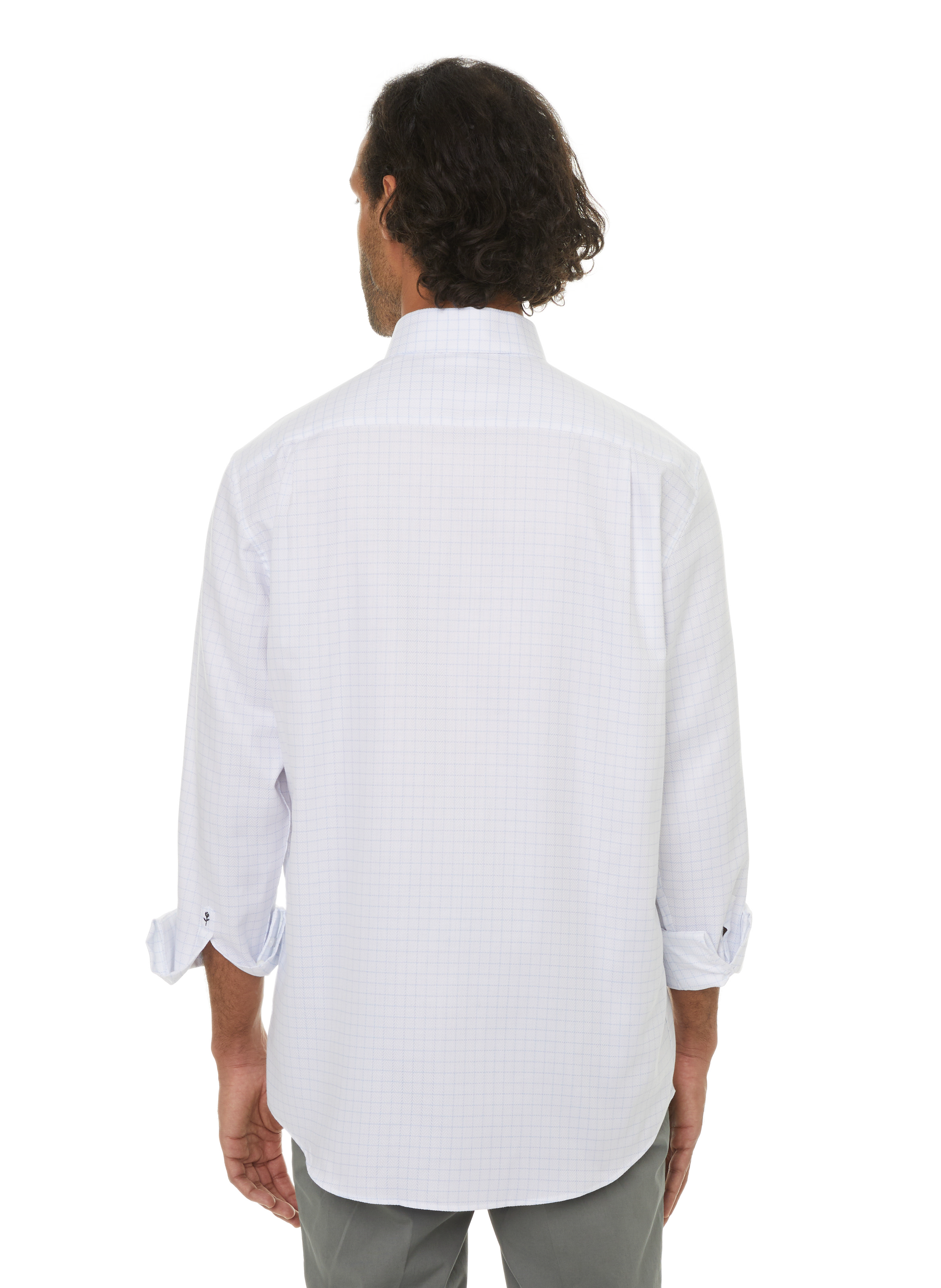 Cotton check shirt  SEIDENSTICKER Blue