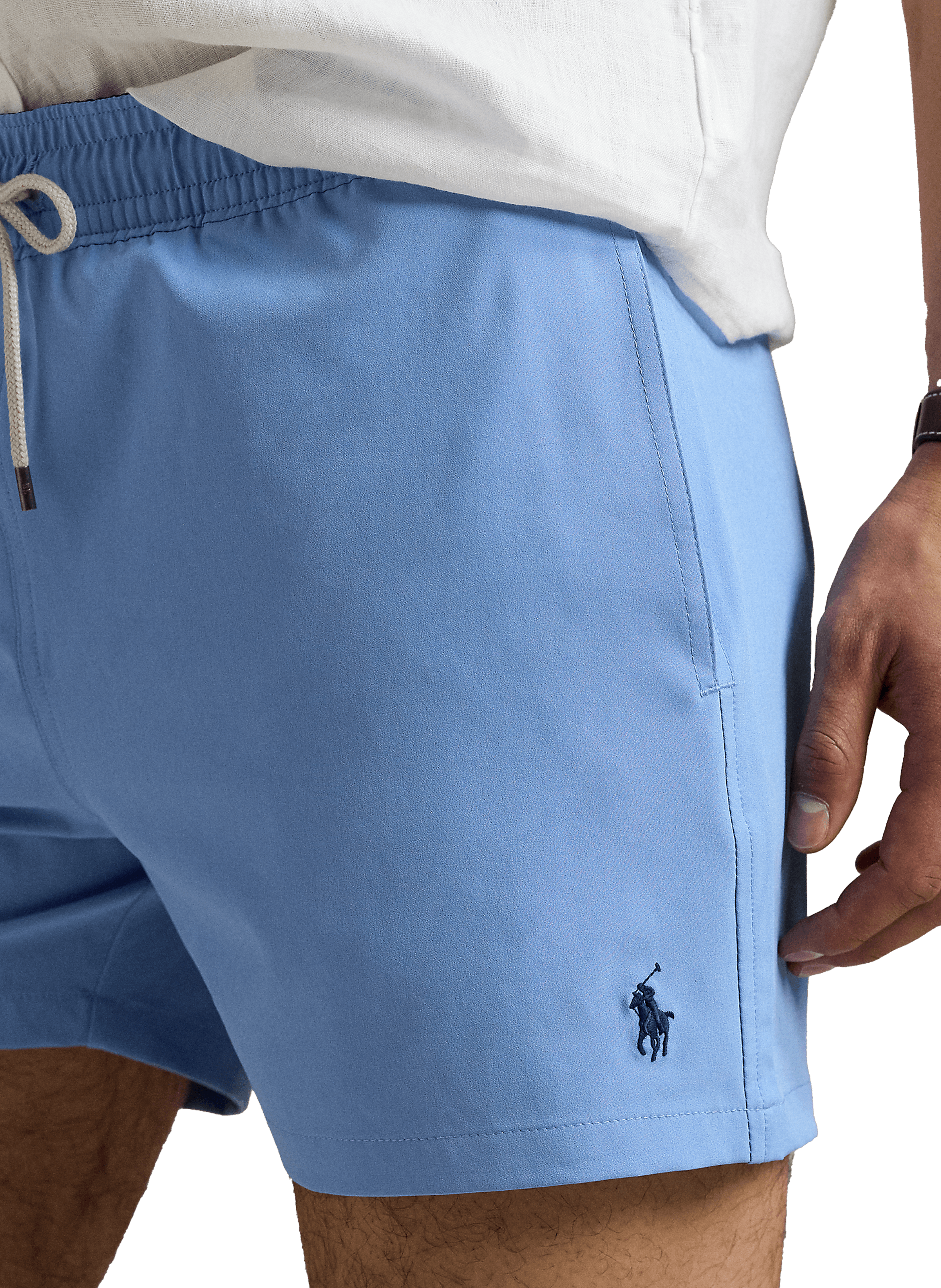 Short de bain uni POLO RALPH LAUREN Bleu