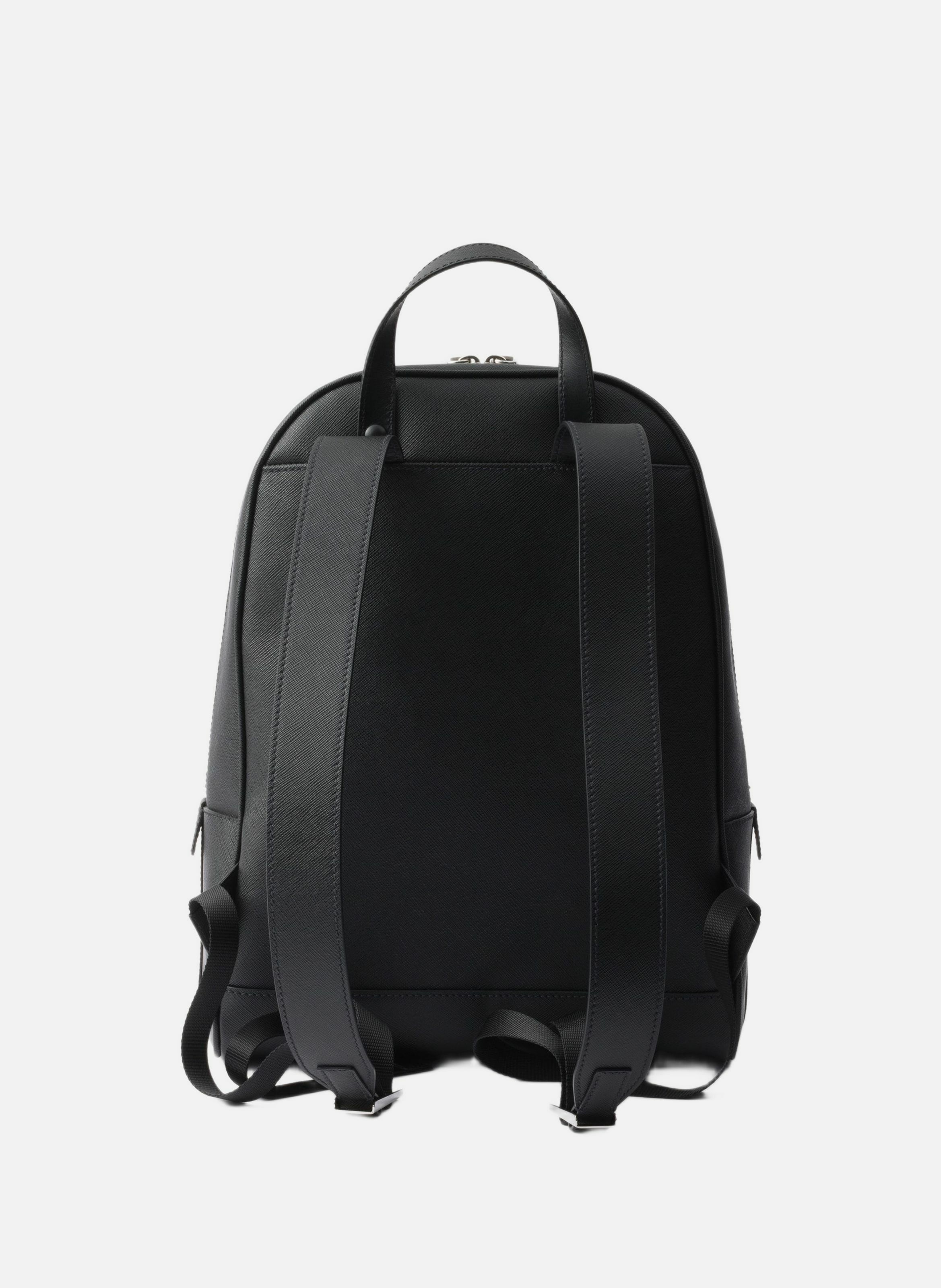 Sac à dos en cuir saffiano PRADA Noir