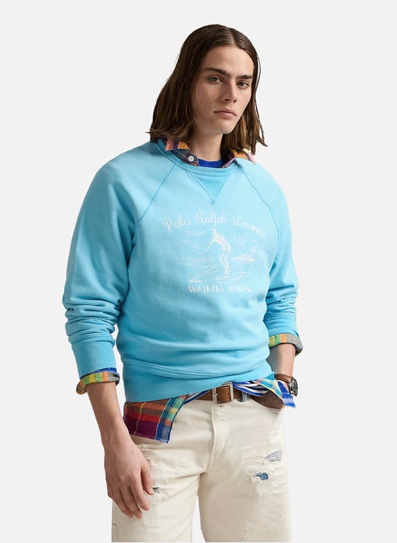 Sweatshirt à imprimé Bleu by POLO RALPH LAUREN POLO RALPH LAUREN Sweatshirt à imprimé Bleu