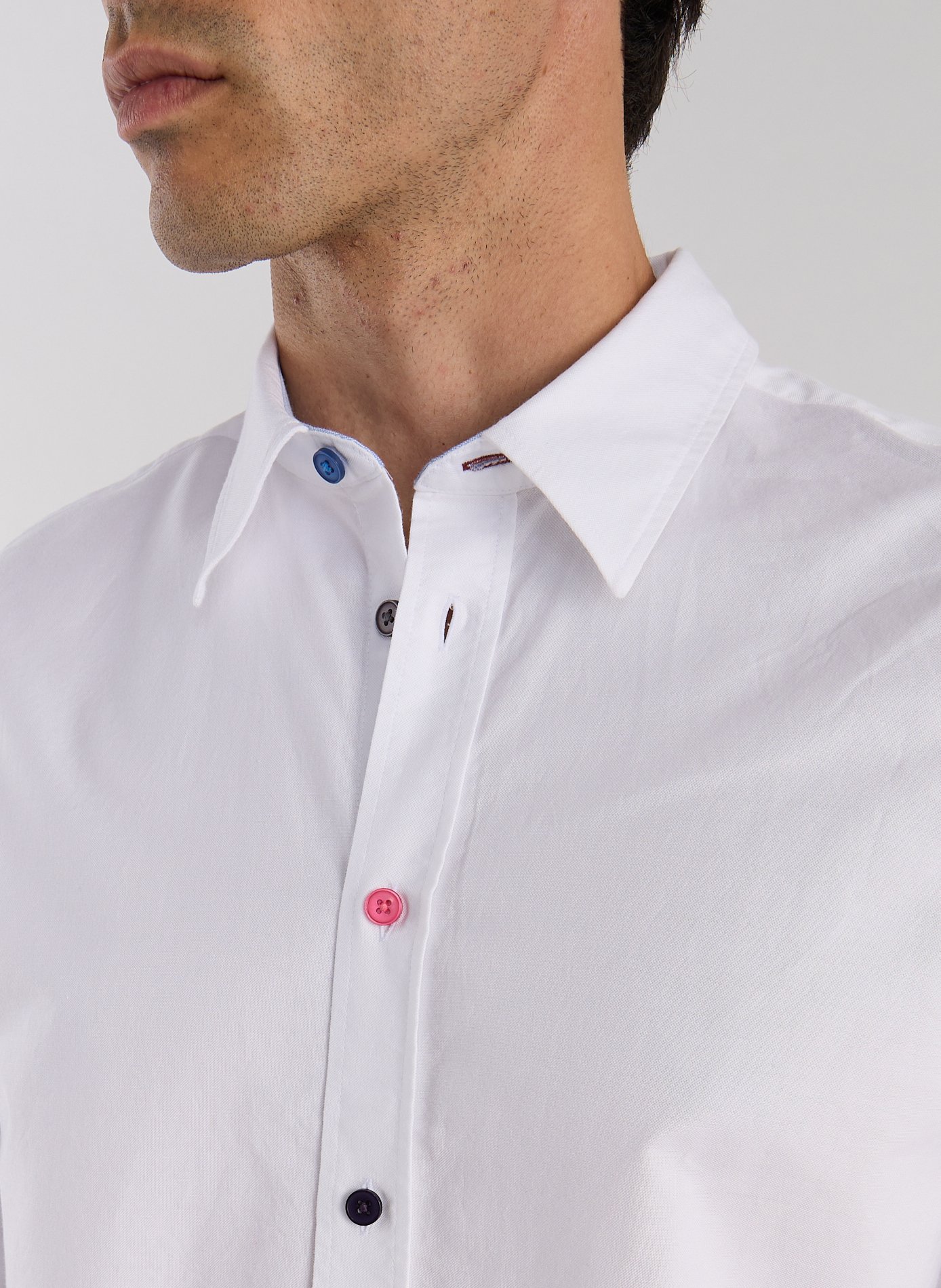 Chemise en coton Blanc