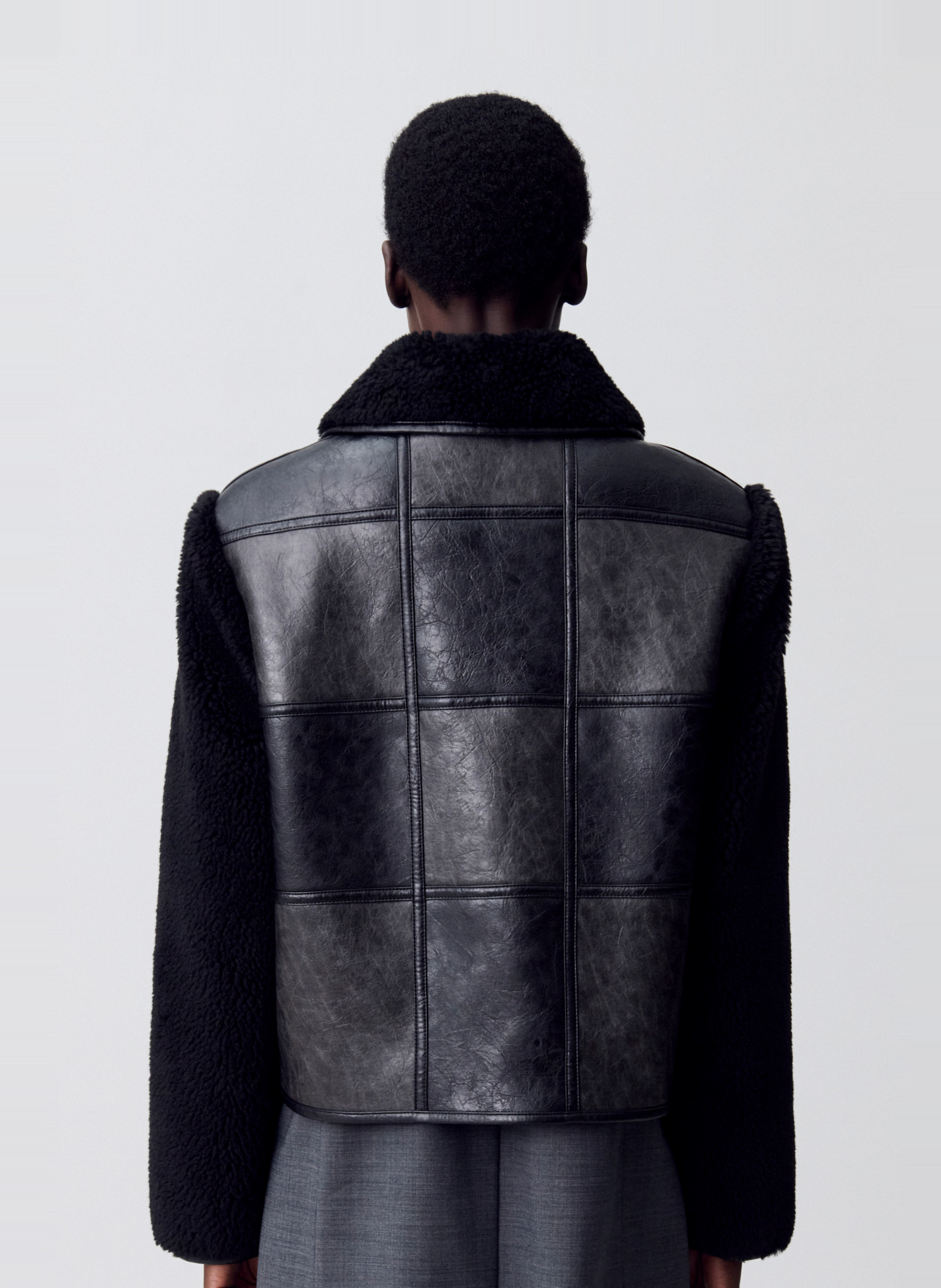 Blouson droit col classique flimb CLAUDIE PIERLOT Noir