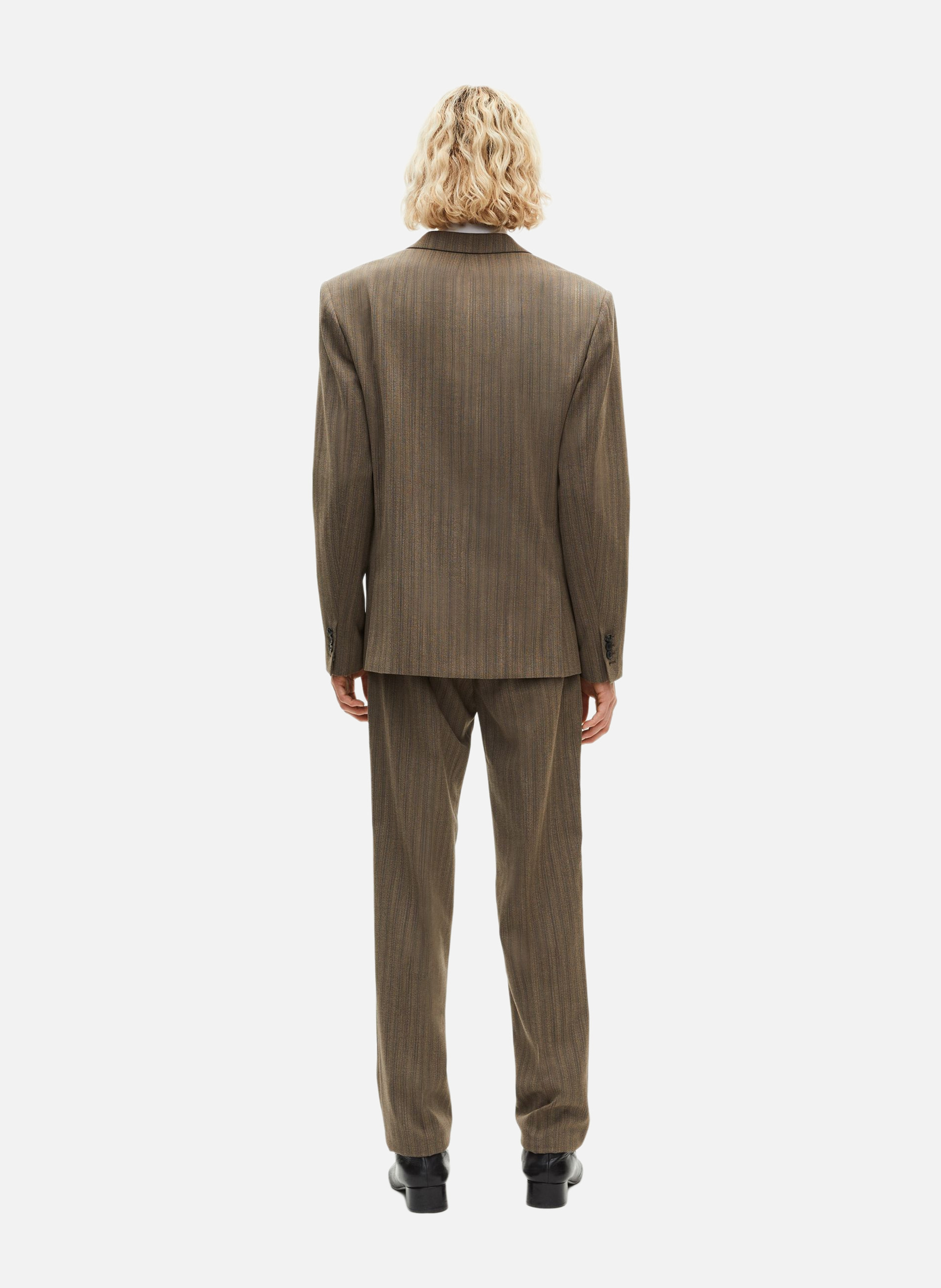 Veste de costume à rayures THE KOOPLES Marron