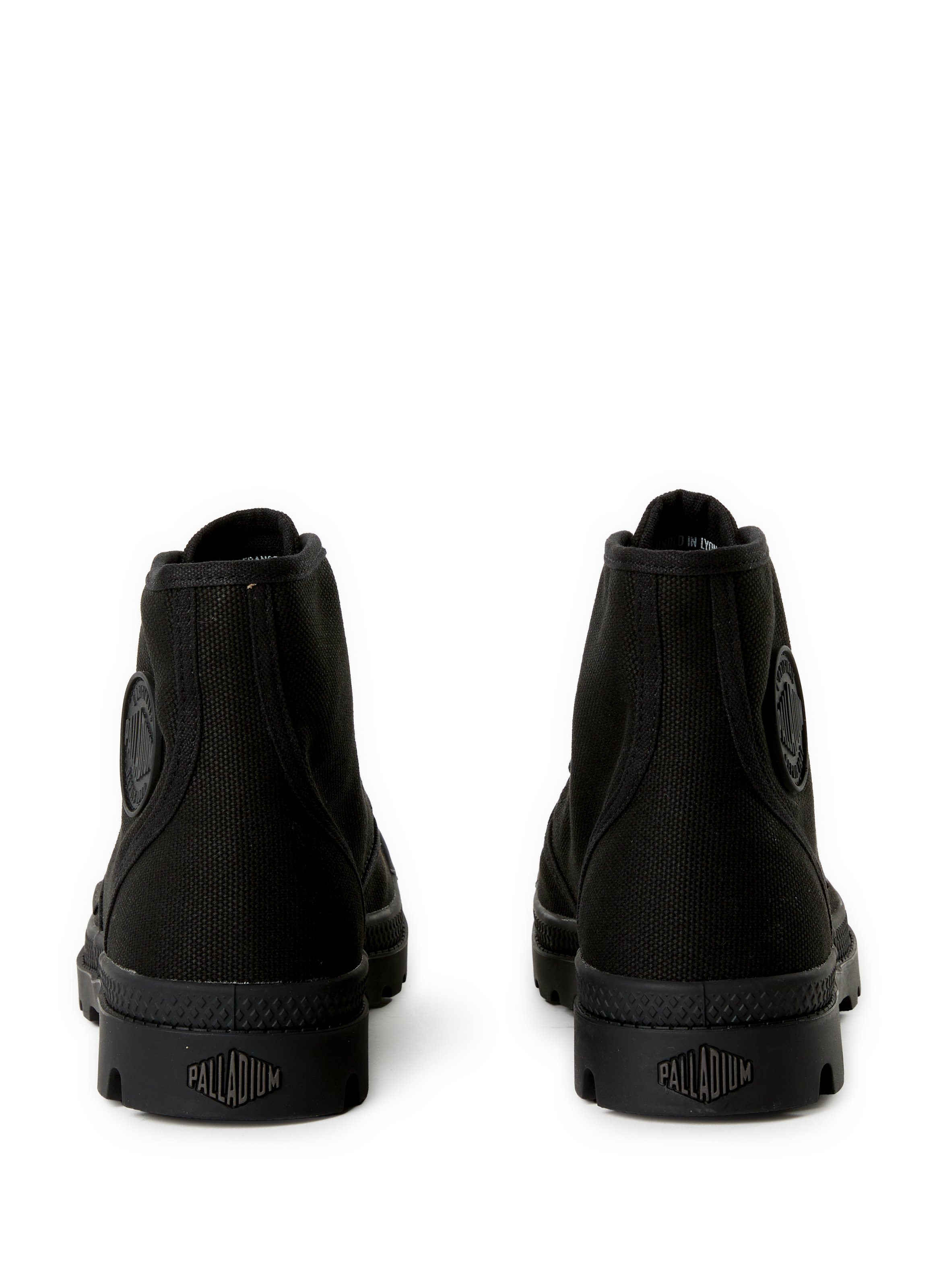 Boots unies en coton PALLADIUM Noir