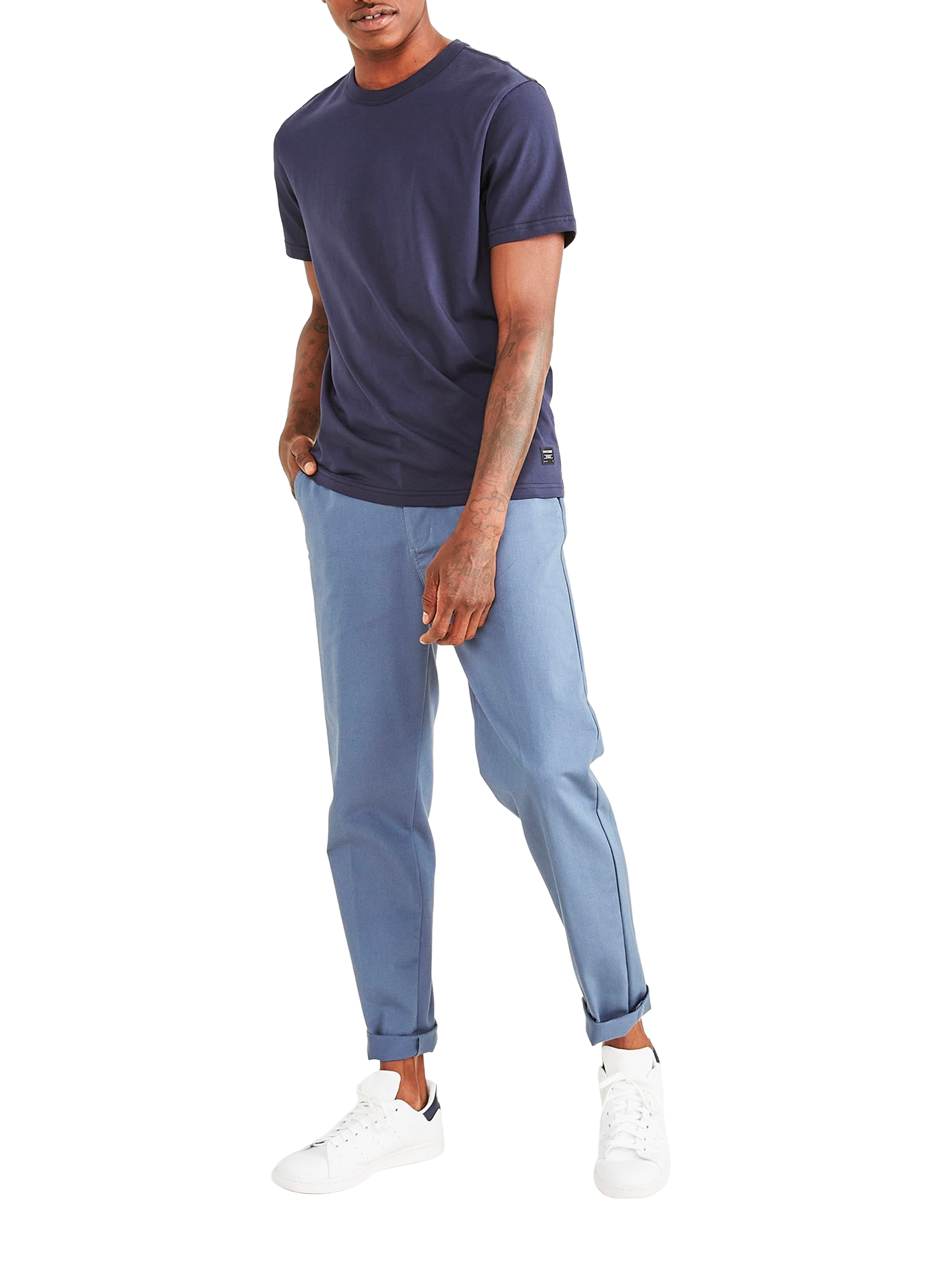 T-shirt en coton DOCKERS Bleu