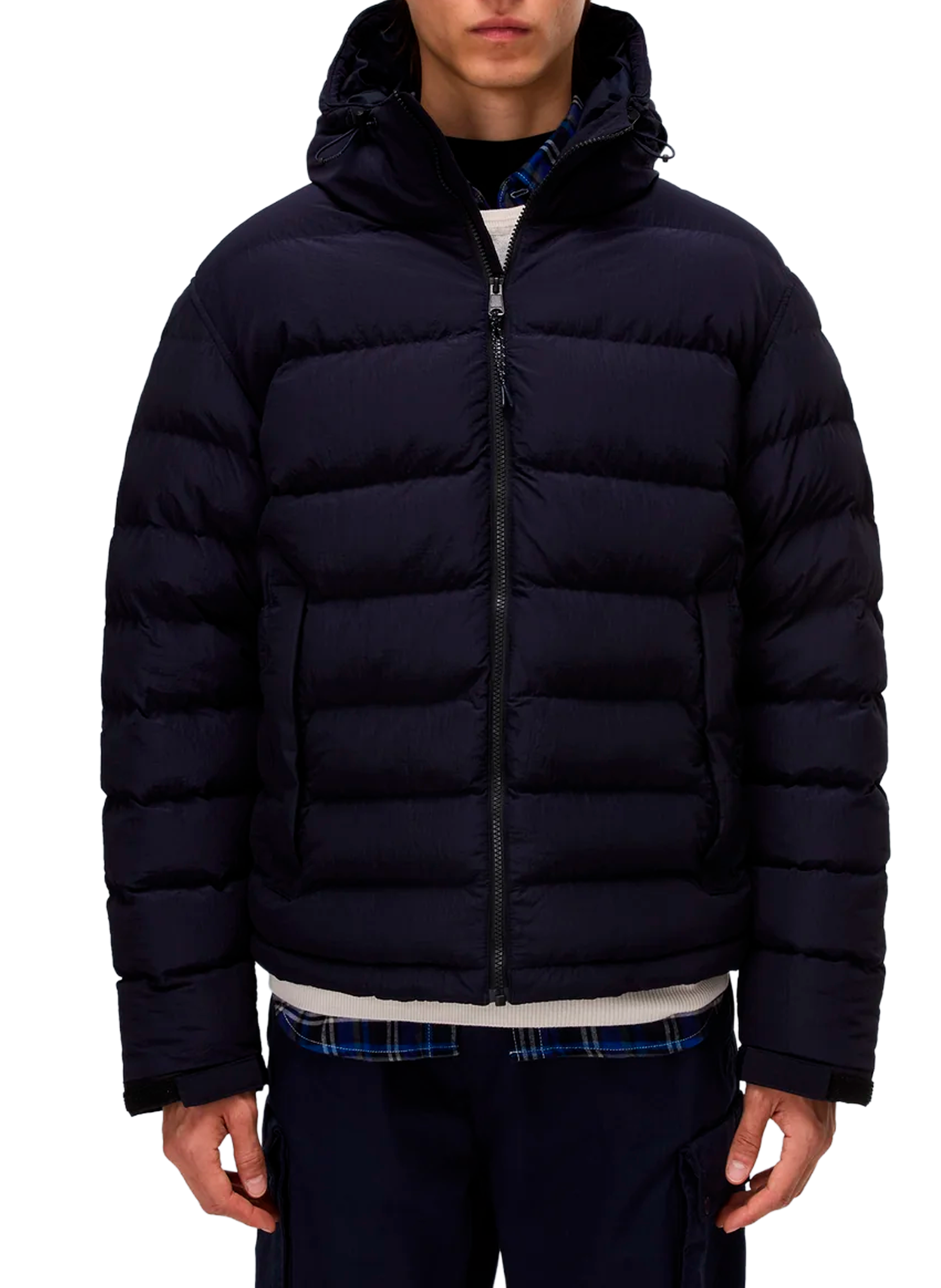 Quilted hooded jacket Blue by NAPAPIJRI NAPAPIJRI Quilted hooded jacket Blue
