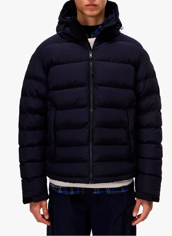 Blouson matelassé à capuche | Bleu by NAPAPIJRI Blouson matelassé à capuche Bleu