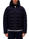 Blouson matelassé à capuche | Bleu by NAPAPIJRI NAPAPIJRI Blouson matelassé à capuche | Bleu