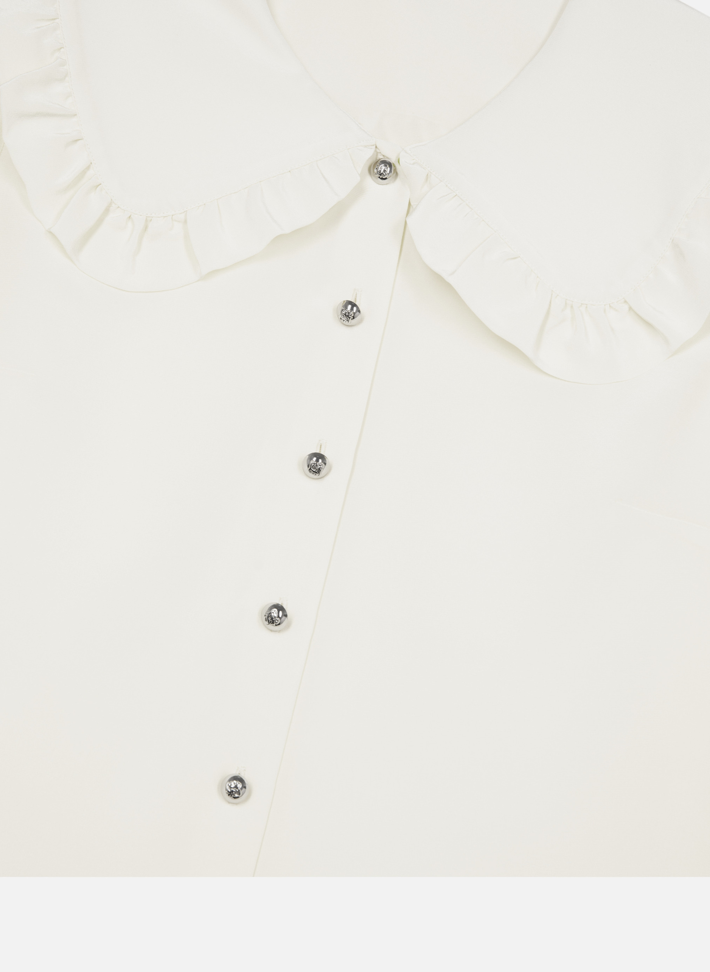 Chemise en soie THE KOOPLES Beige