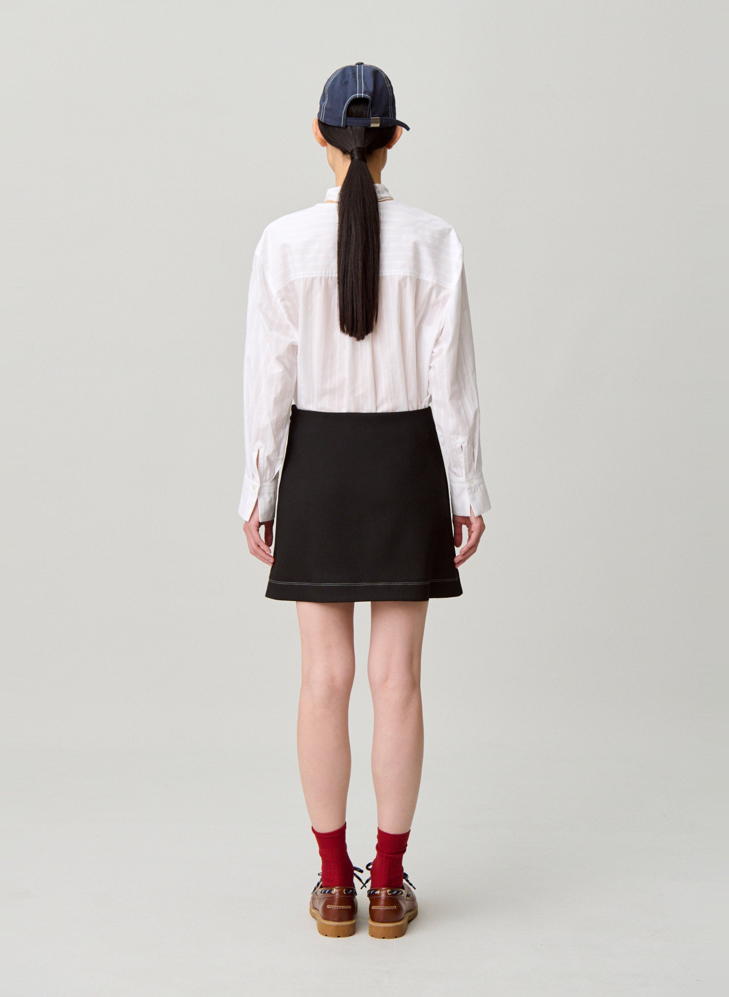 Jupe courte évasée CLAUDIE PIERLOT Noir