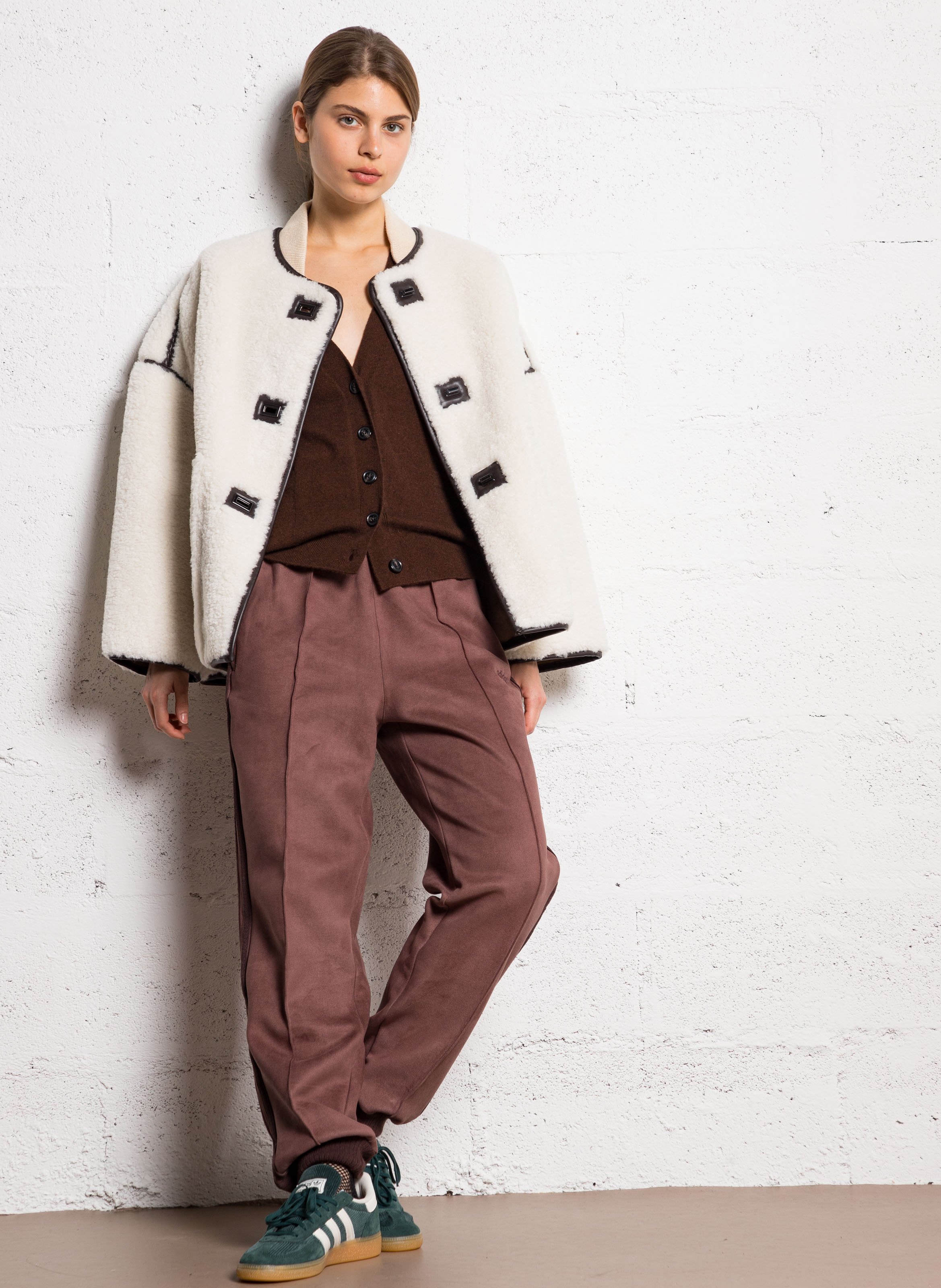 Veste oversize maury BA&SH Beige