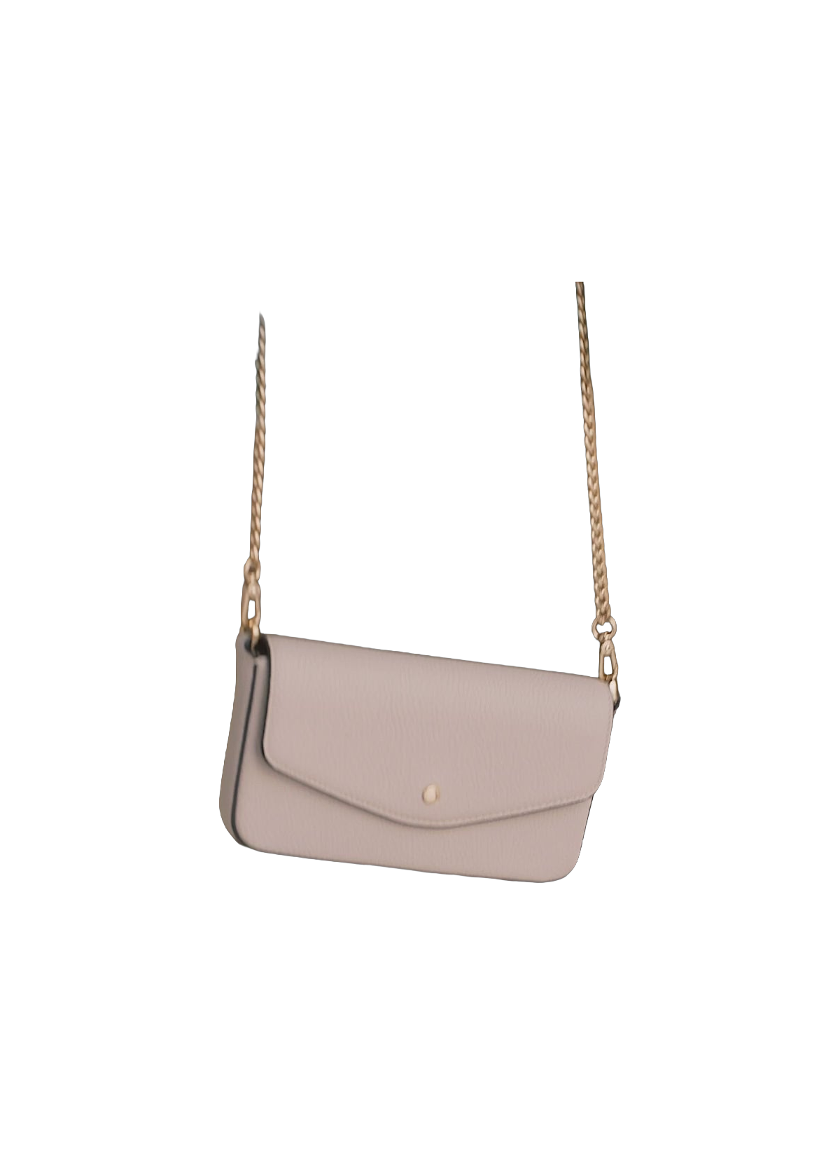 Club | sac pochette marron POURCHET Doré