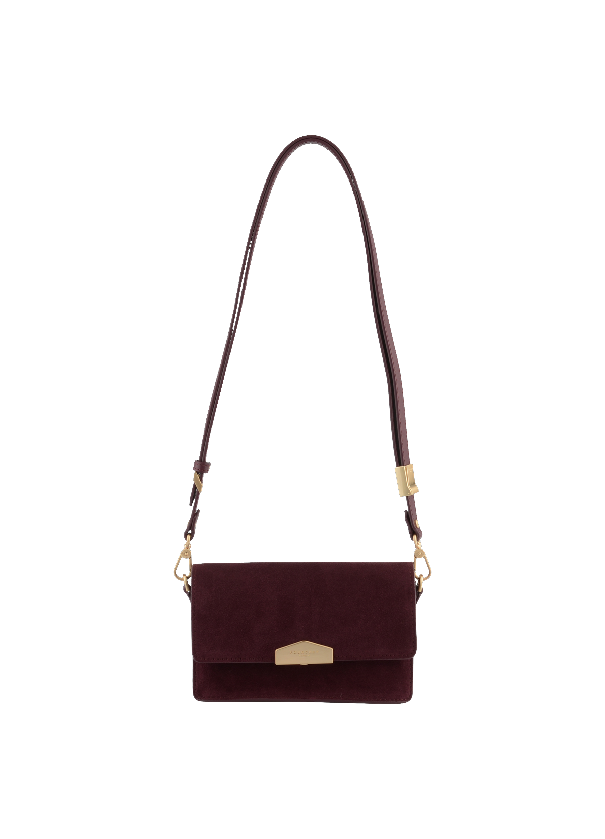 Anjou daim | porté épaule pm POURCHET Rouge