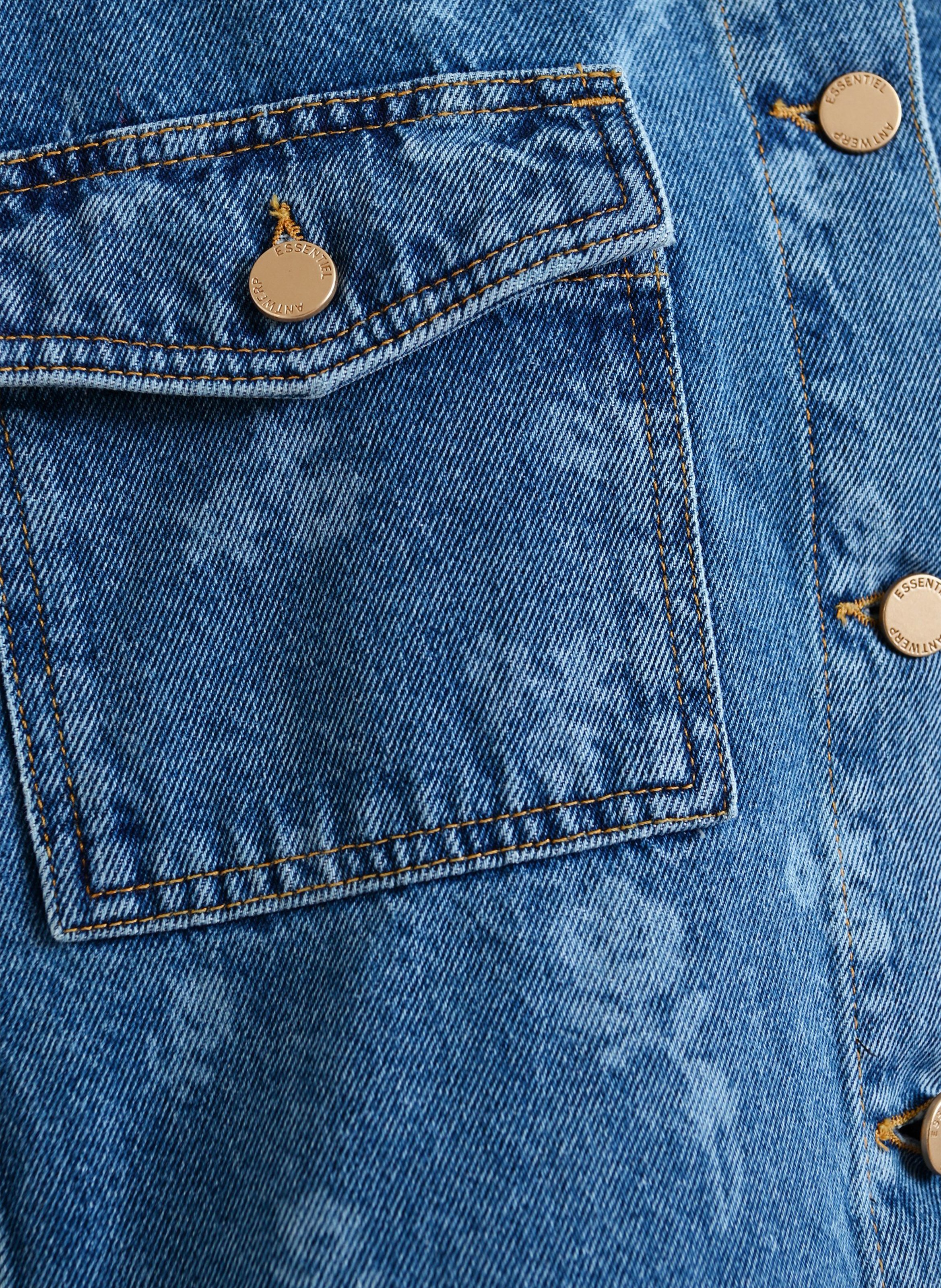 Veste col classique en coton Jass ESSENTIEL ANTWERP Bleu