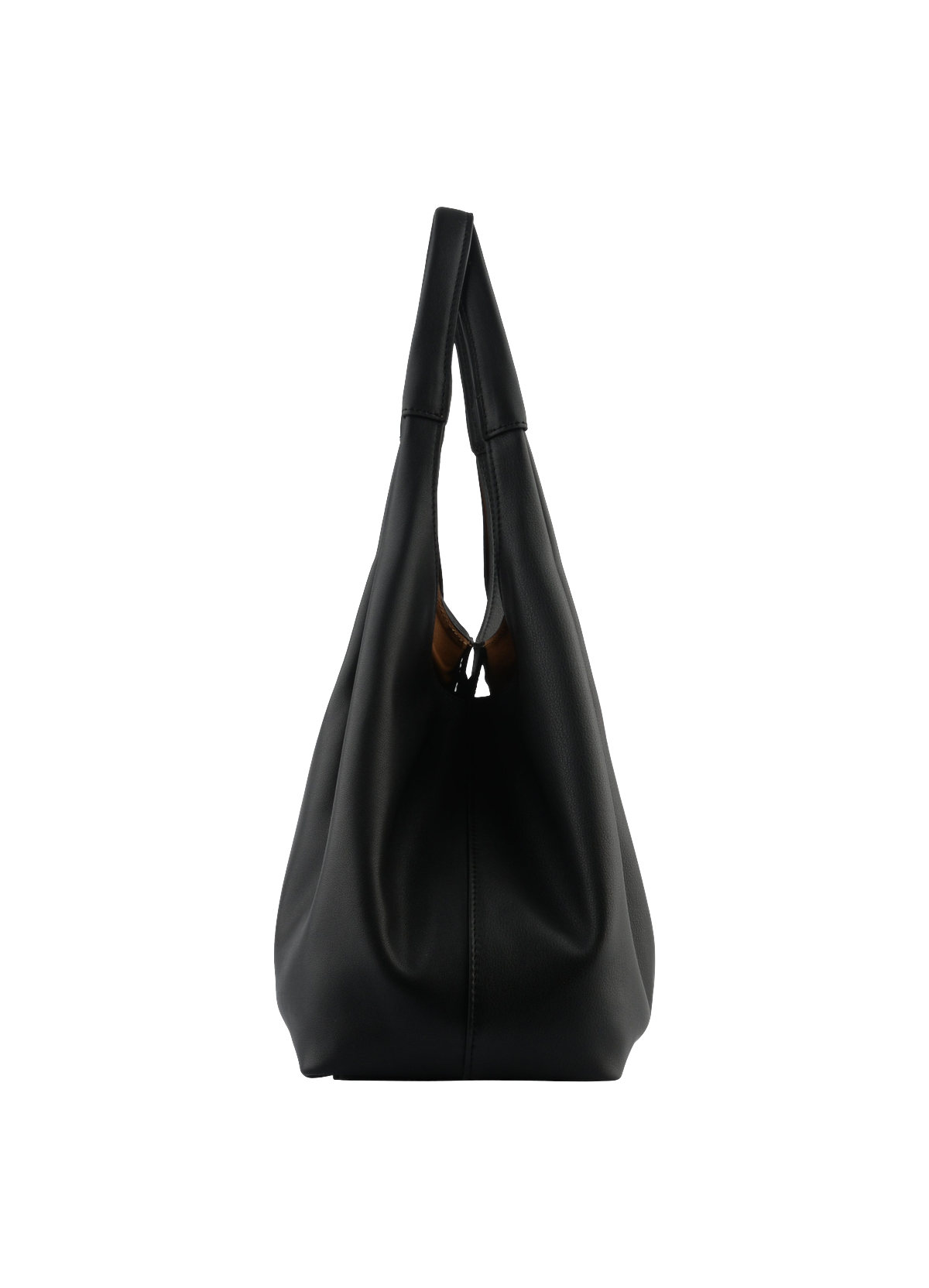 Arche | sac besace hobo en cuir de vachette POURCHET Noir