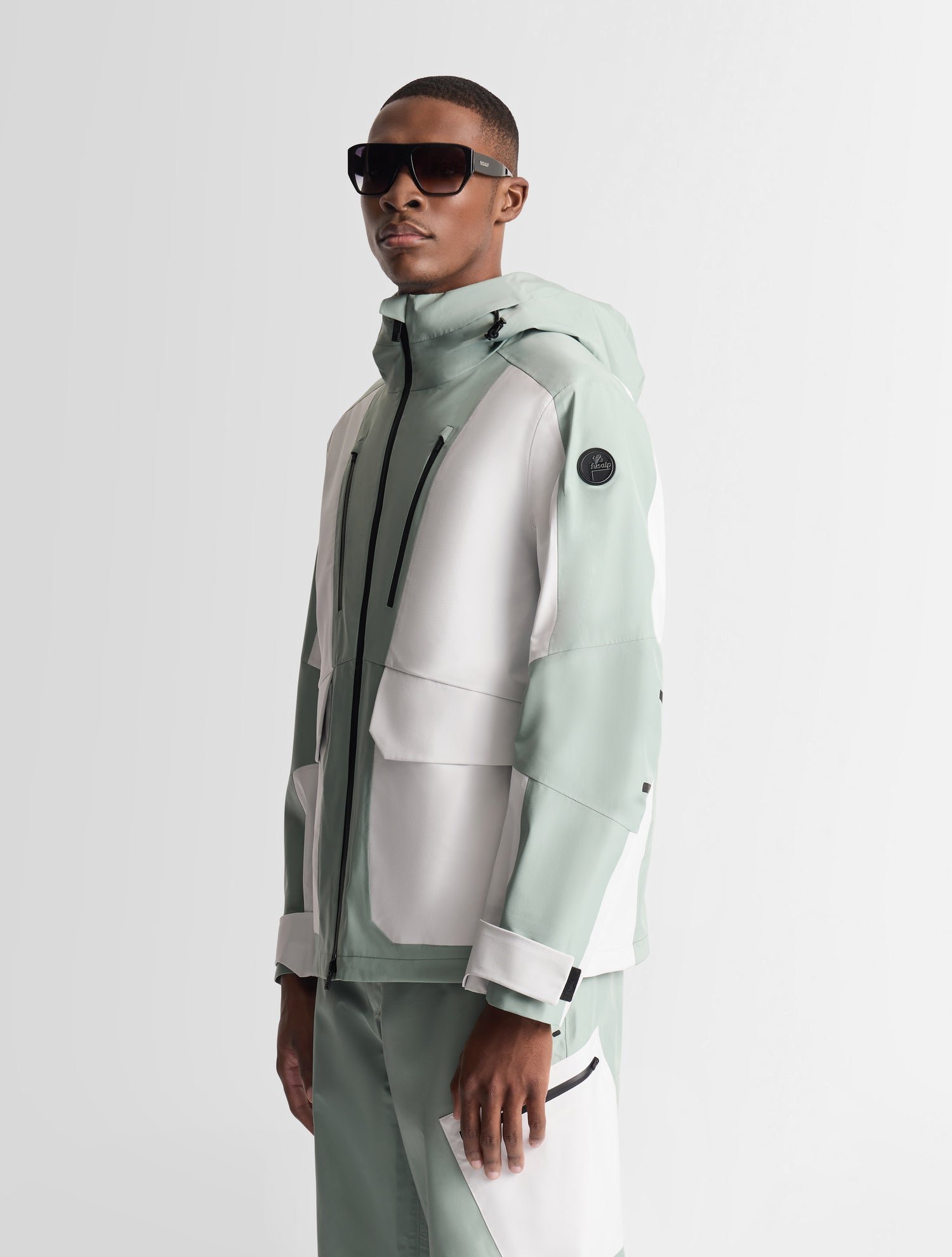 Veste fromon col capuche coupe regular FUSALP Vert