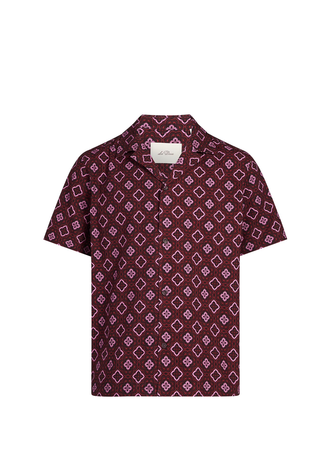 Chemise à motif Lukas Arabesque LES DEUX Rouge