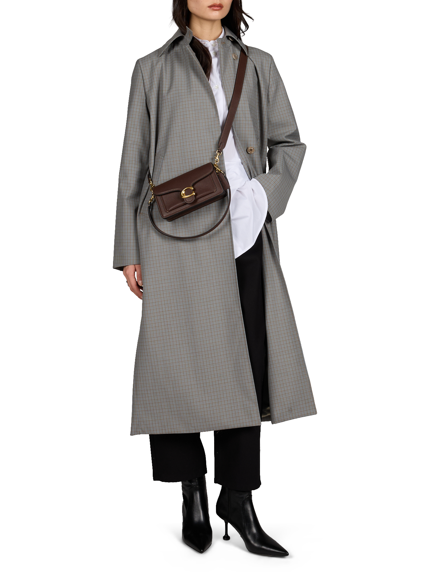 Borsa a mano Tabby 20 COACH Marrone