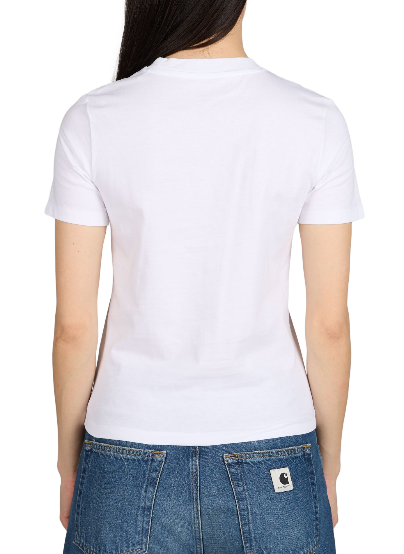 T-shirt W' S/S Luca in cotton CARHARTT WIP White