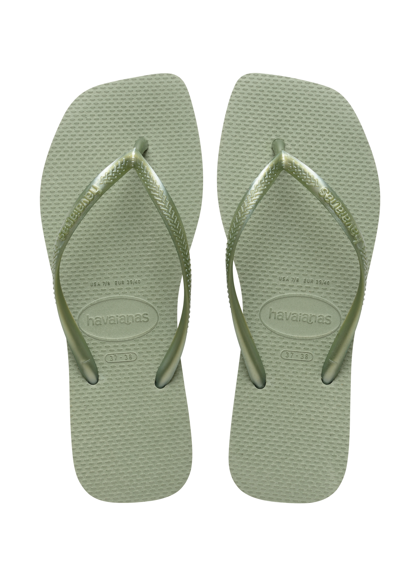 Tong square HAVAIANAS Vert
