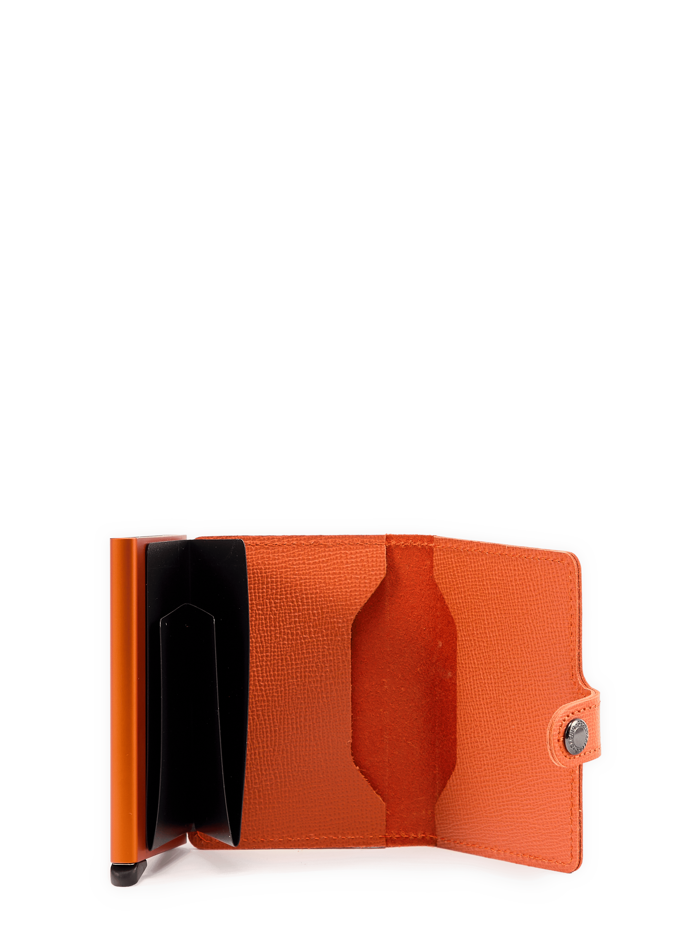Mixed leather card protector wallet SECRID Orange