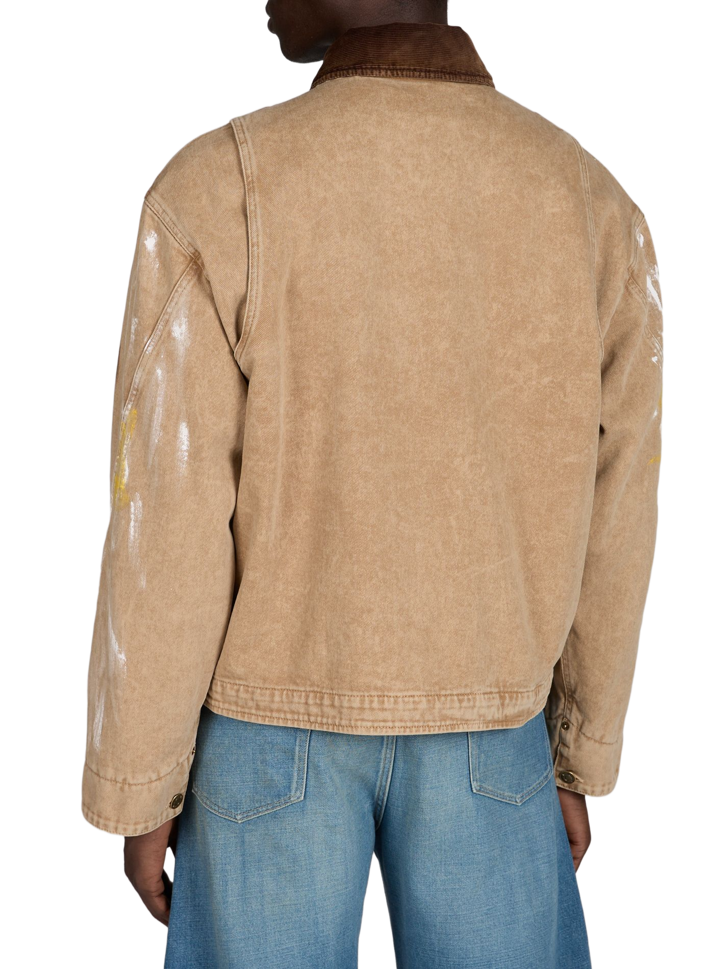Veste tâches de peinture en coton MOSCHINO Multicolore