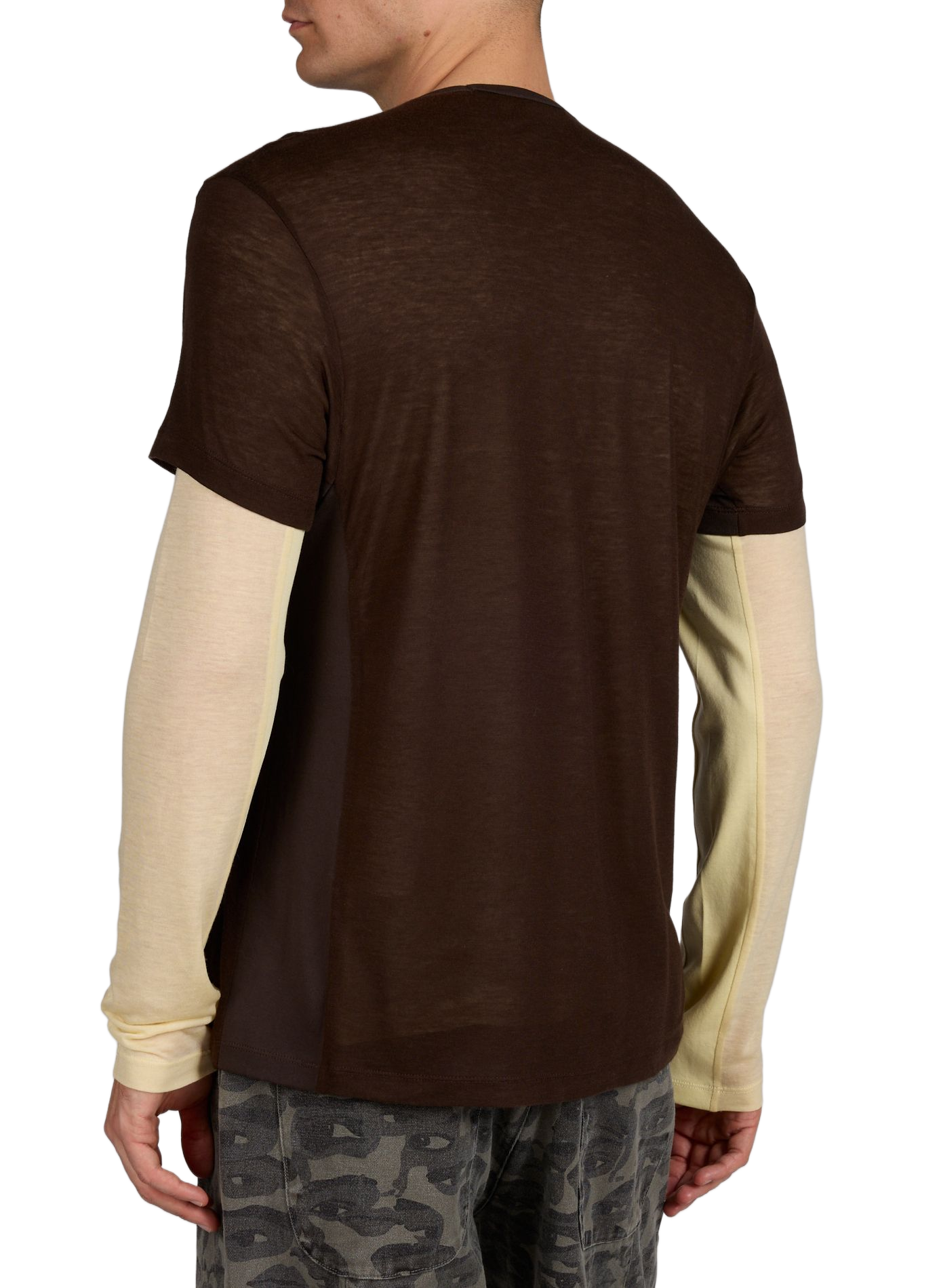 Straight wool blend t-shirt ANDERSSON BELL Multicolour