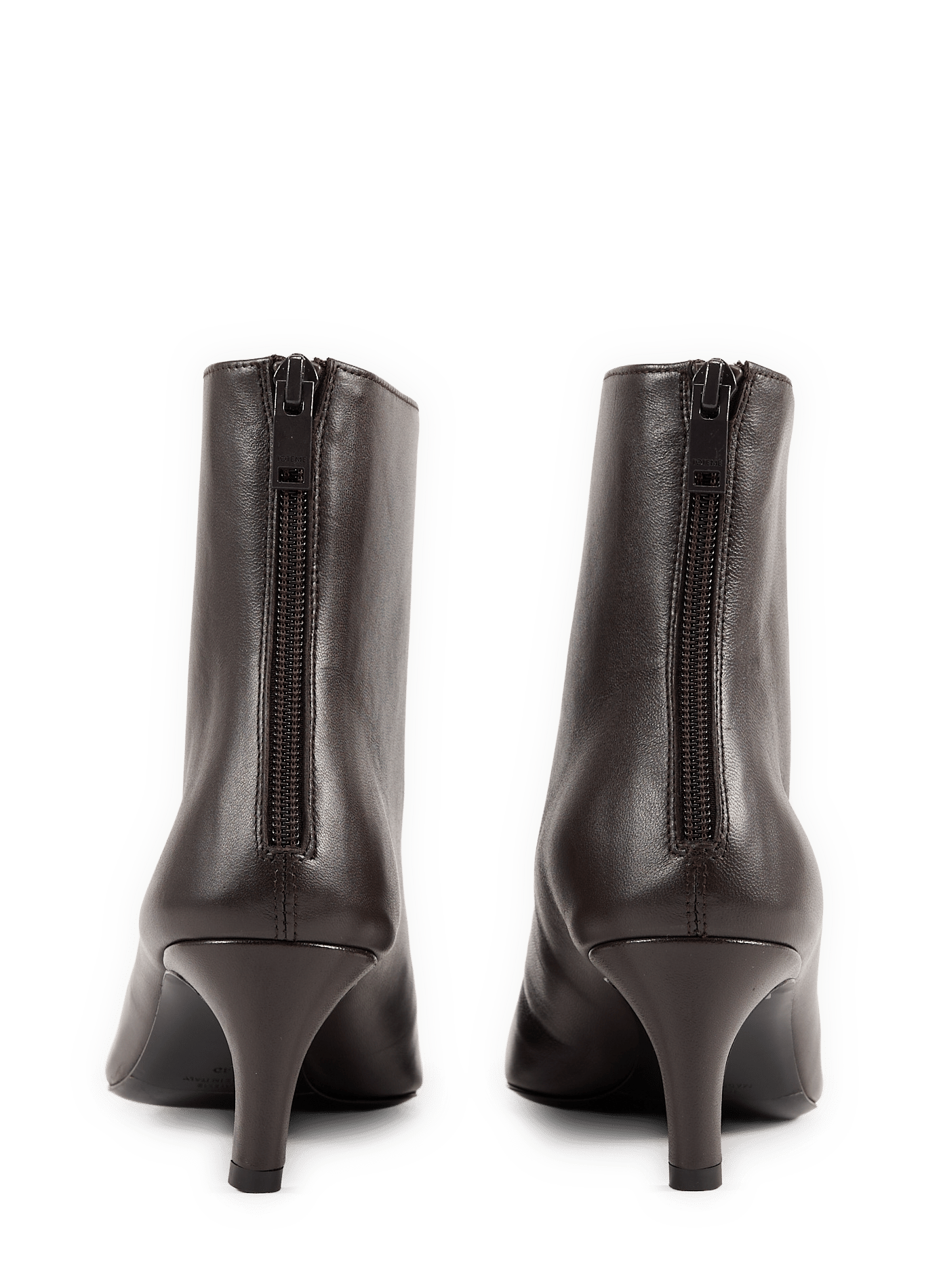 Leather ankle boots  TOTEME Brown