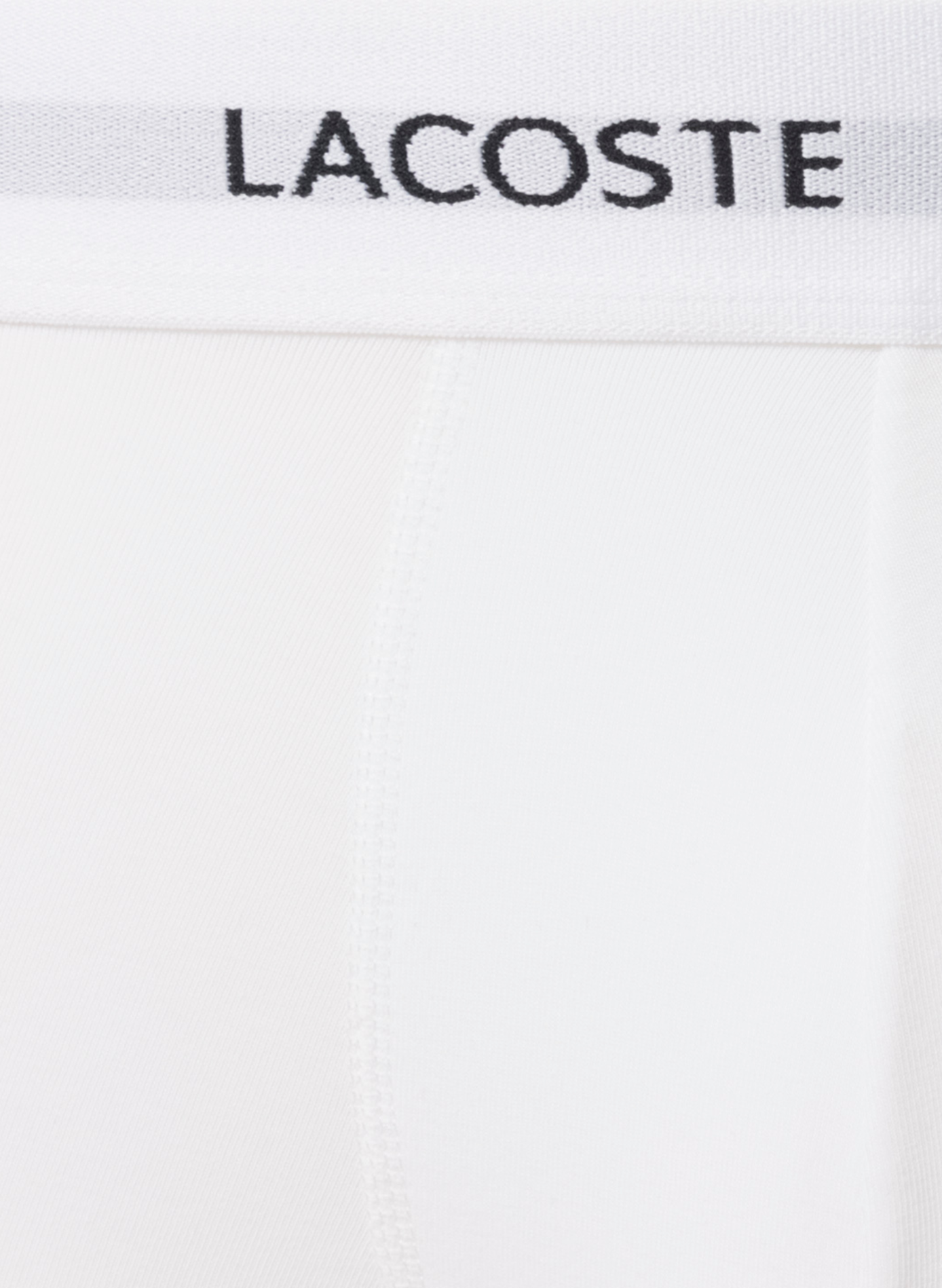 Set aus drei Boxershorts aus Baumwollmischung. LACOSTE Weiss