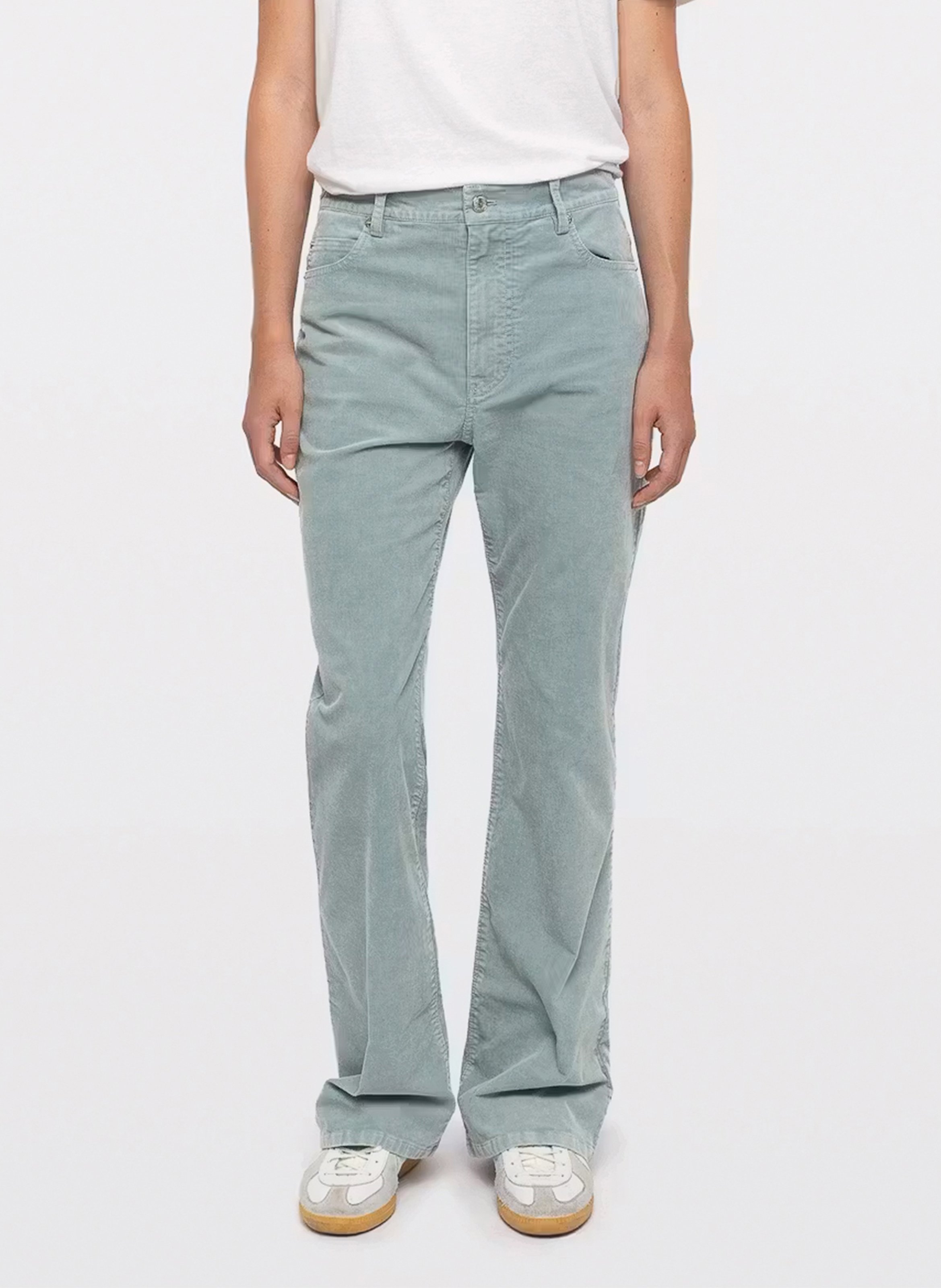 Rechte hoge taille broek effen evy ZADIG&VOLTAIRE Blauw