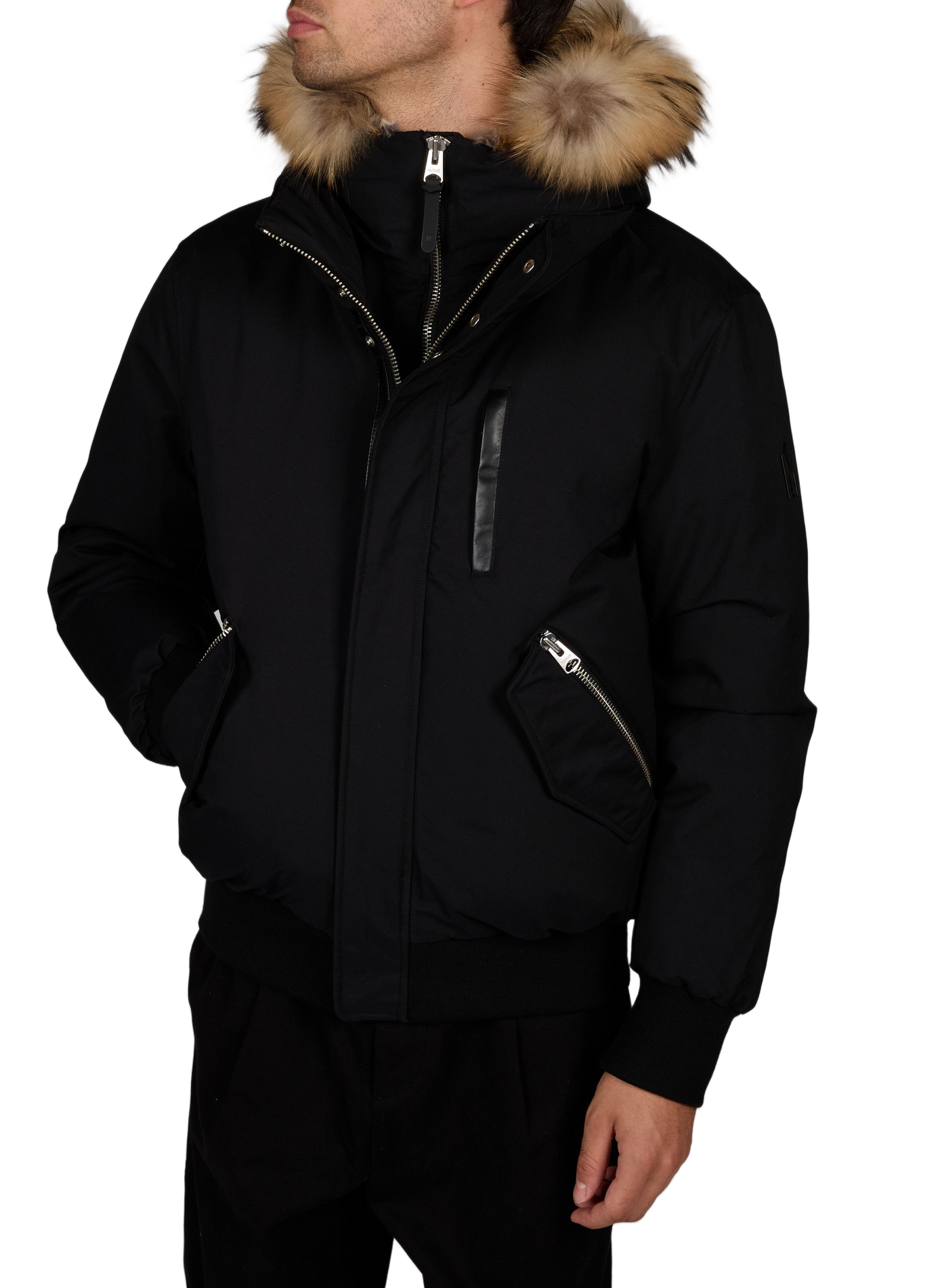 Kapuzenmantel aus Pelz MACKAGE Schwarz