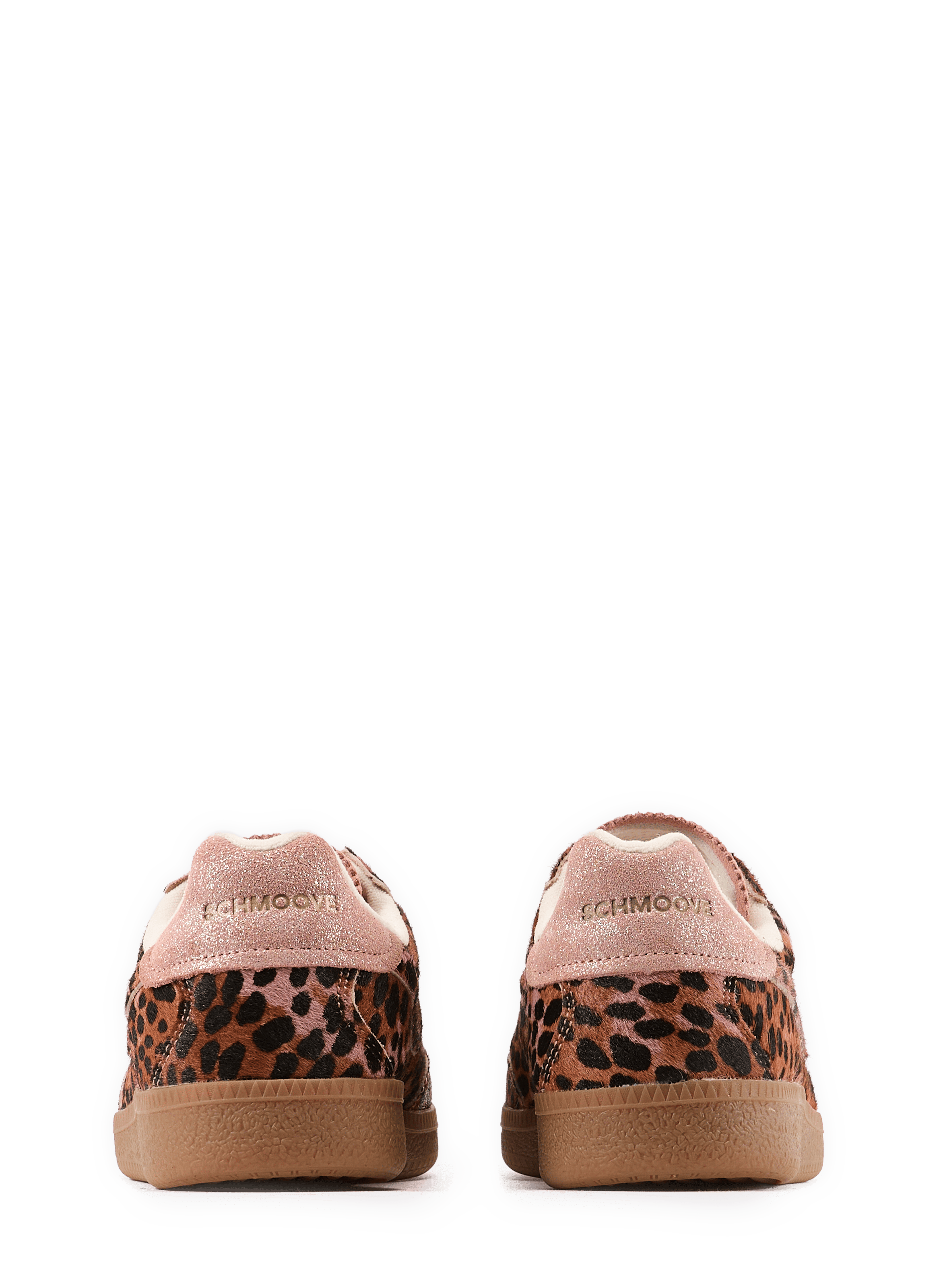 Baskets basses en cuir à motif animalier SCHMOOVE Mehrfarbig