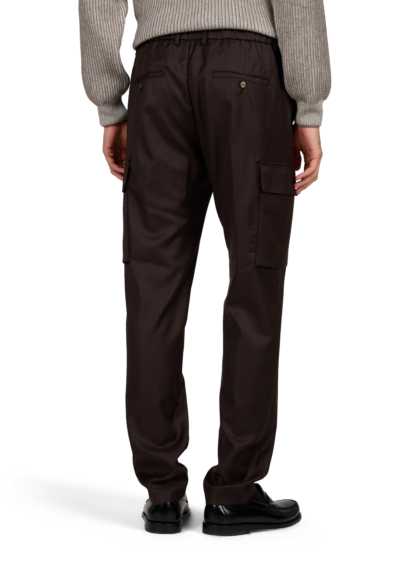 Straight wool trousers | Brown PAUL & SHARK Men