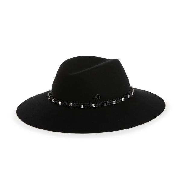 Maison Michel Kate Wool Felt Hat In Black