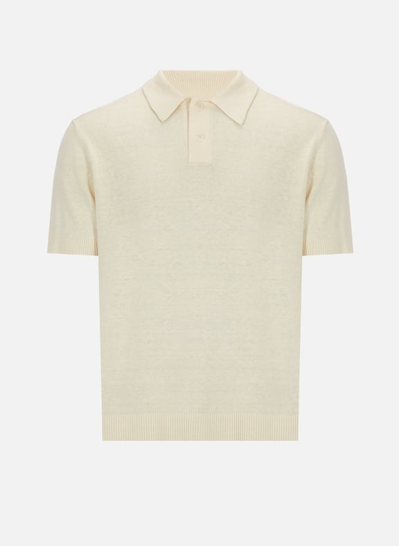 Polo en lin et coton Beige by SAISON 1865 SAISON 1865 Polo en lin et coton Beige