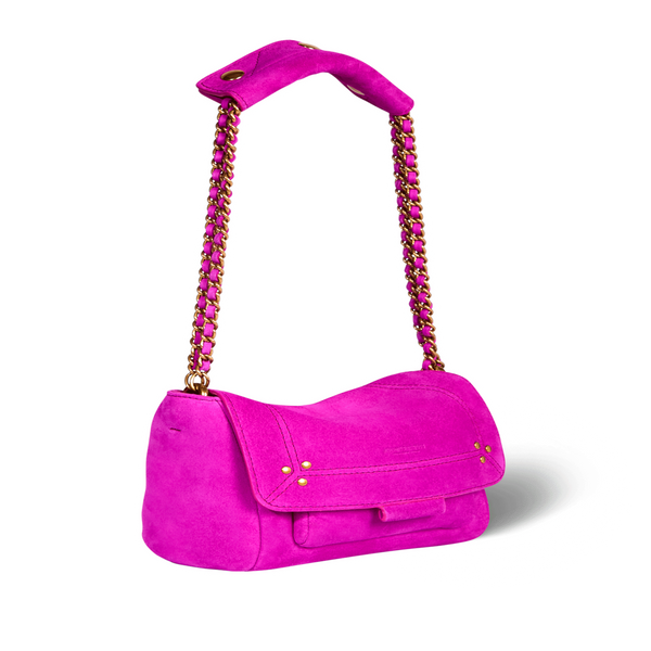 Jérôme Dreyfuss Lulu S Leather Shoulder Bag In Pink
