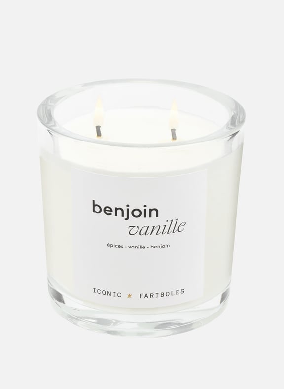 Bougie Benjoin Vanille Blanc by FARIBOLES FARIBOLES Bougie Benjoin Vanille Blanc
