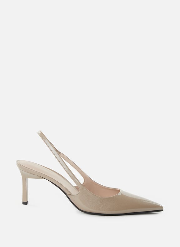 Escarpins en cuir Beige by CALVIN KLEIN CALVIN KLEIN Escarpins en cuir Beige