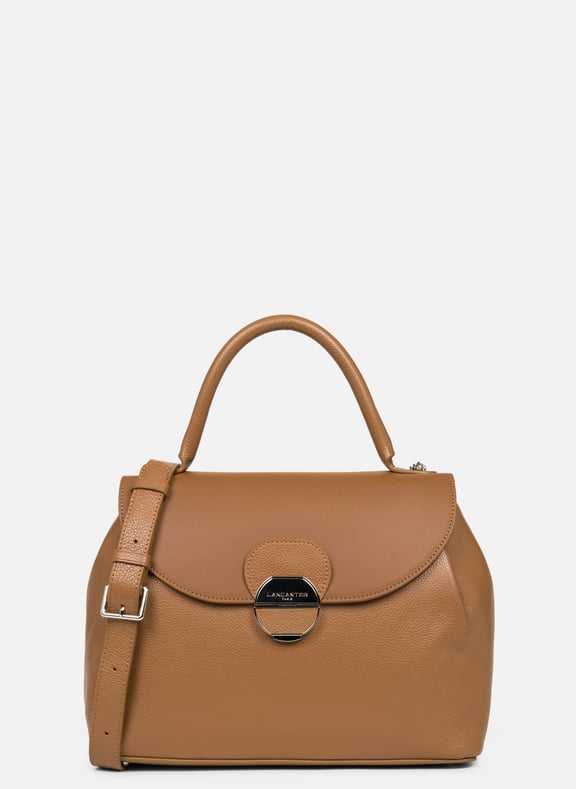Grand sac à main - pia Marron by LANCASTER LANCASTER Grand sac à main - pia Marron