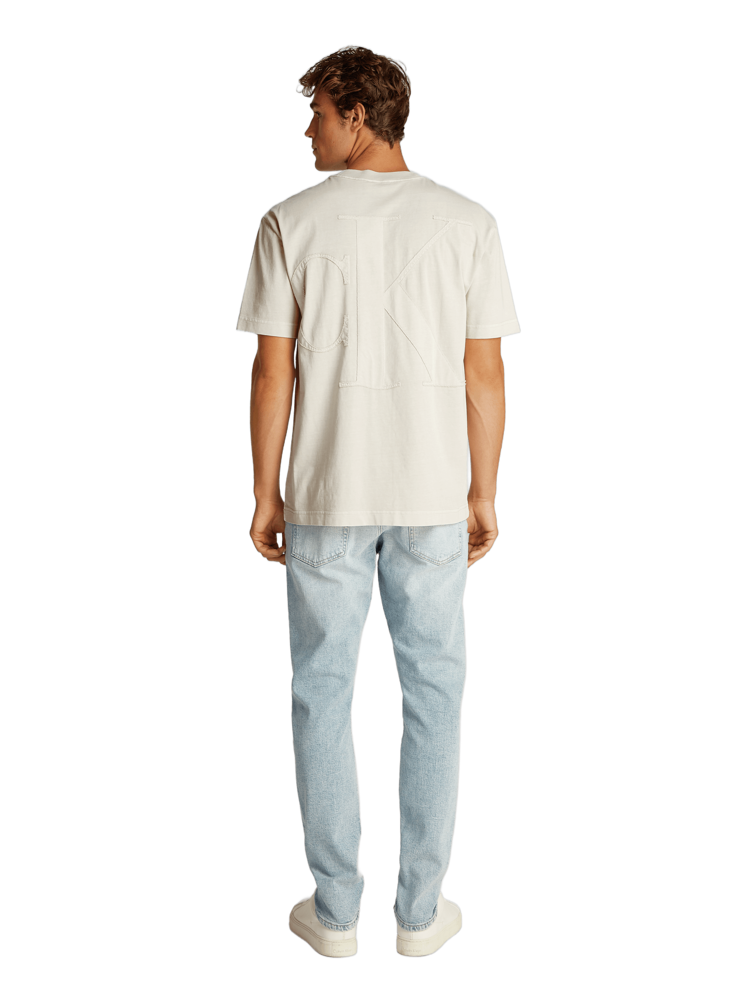 T-shirt en coton Beige