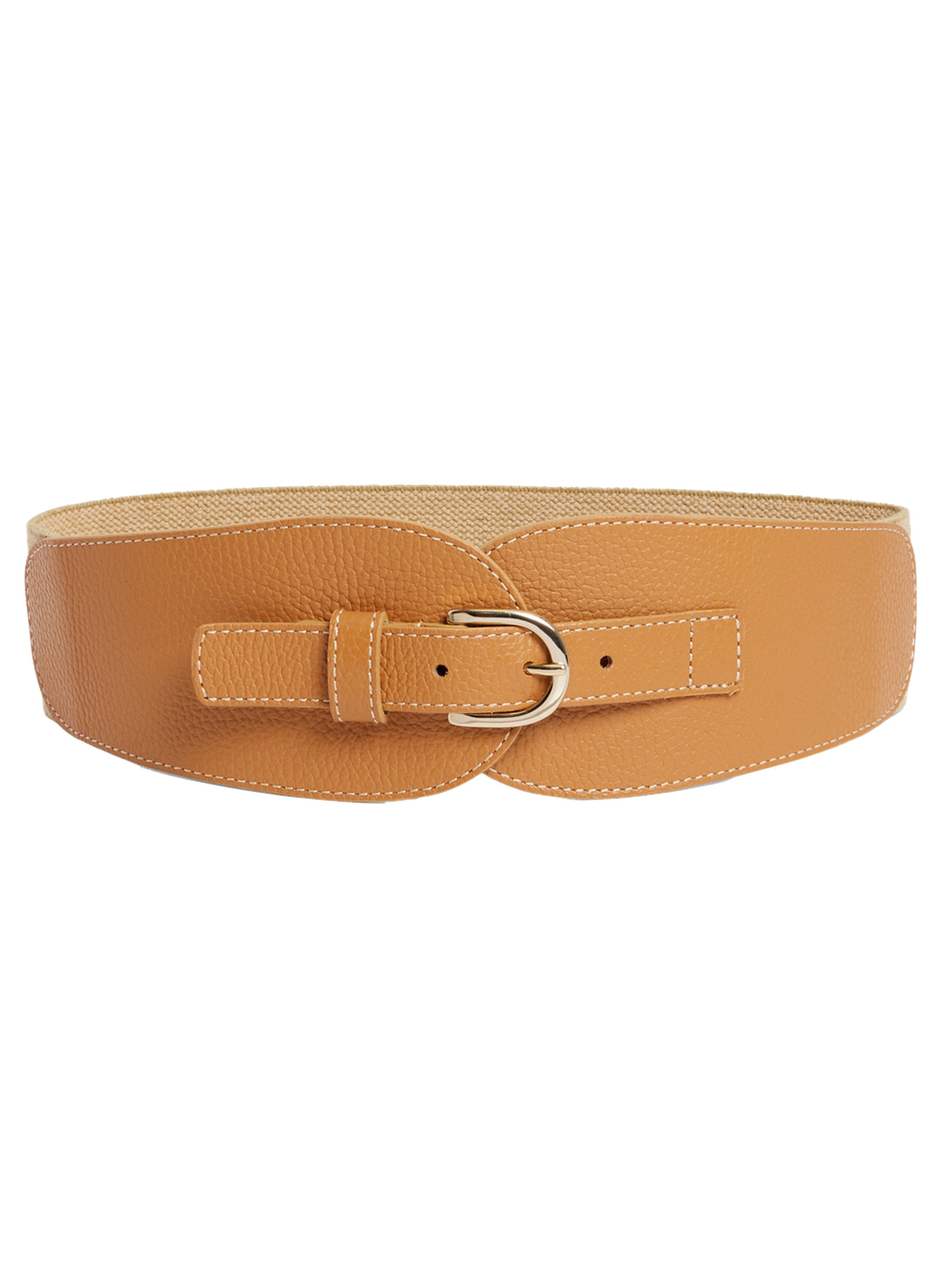 Ceinture corset en cuir - olympe GERARD DAREL Marron