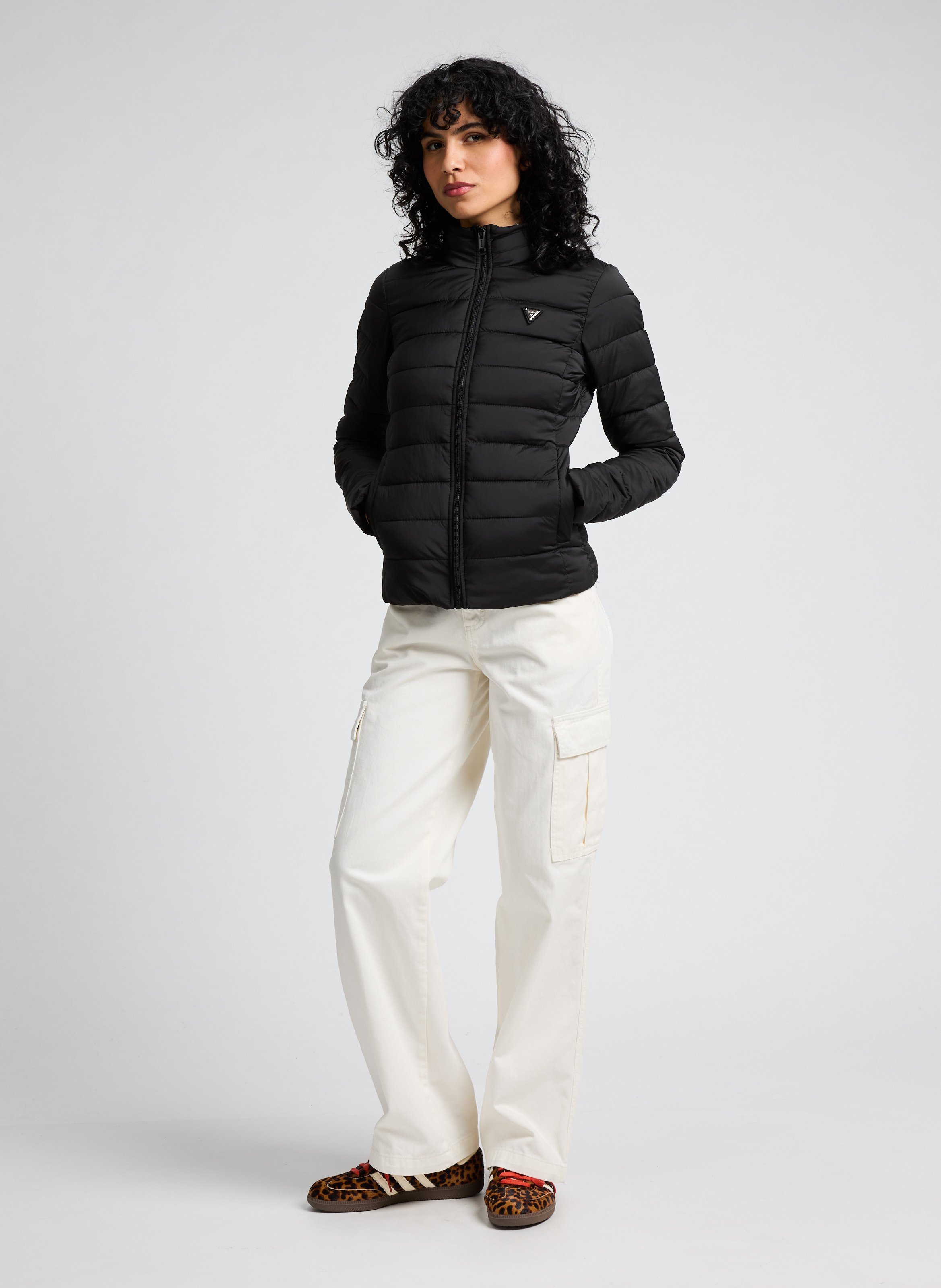 Cotton Cargo Pants GUESS Beige