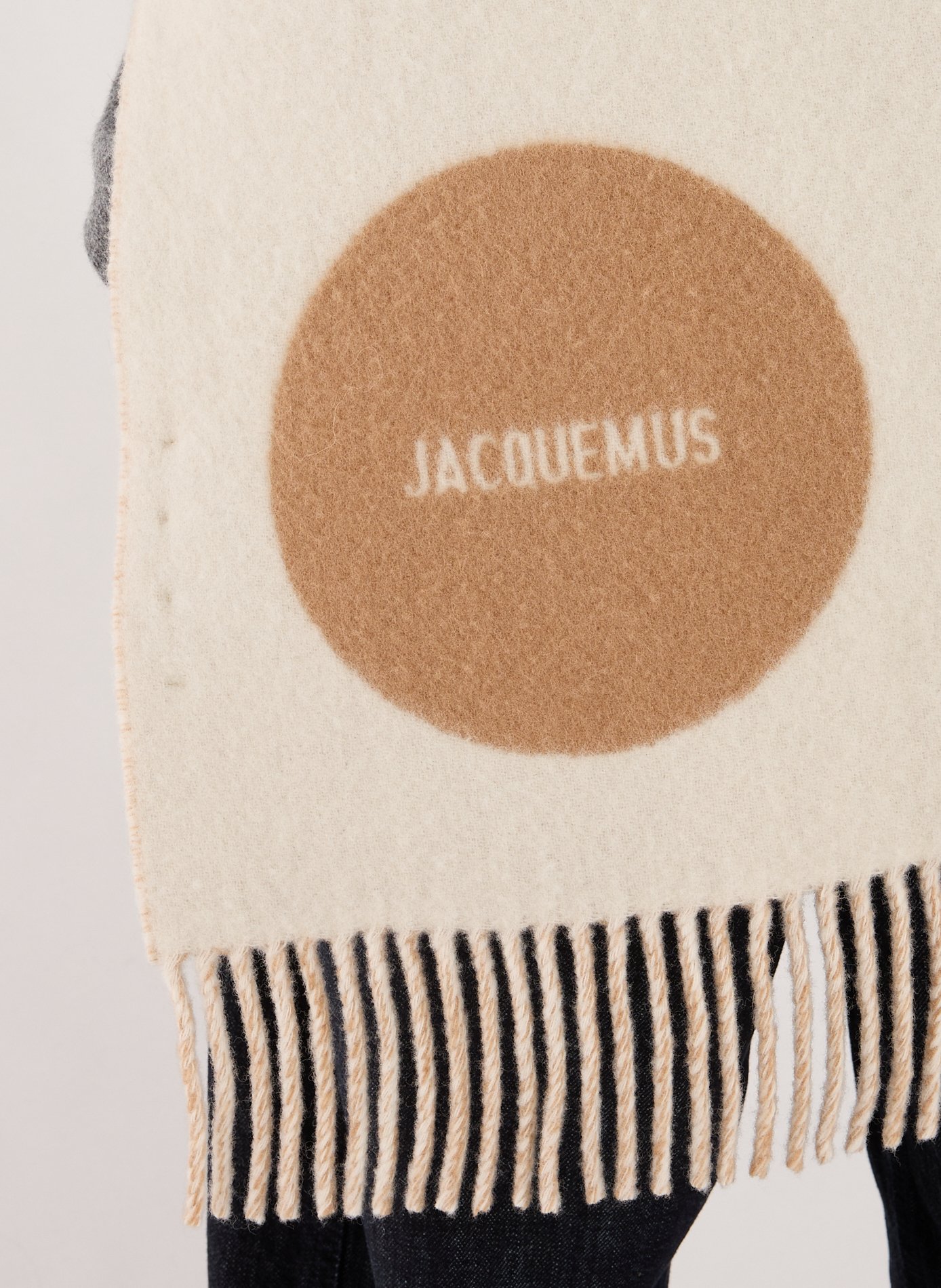 Square Round Scarf JACQUEMUS Beige