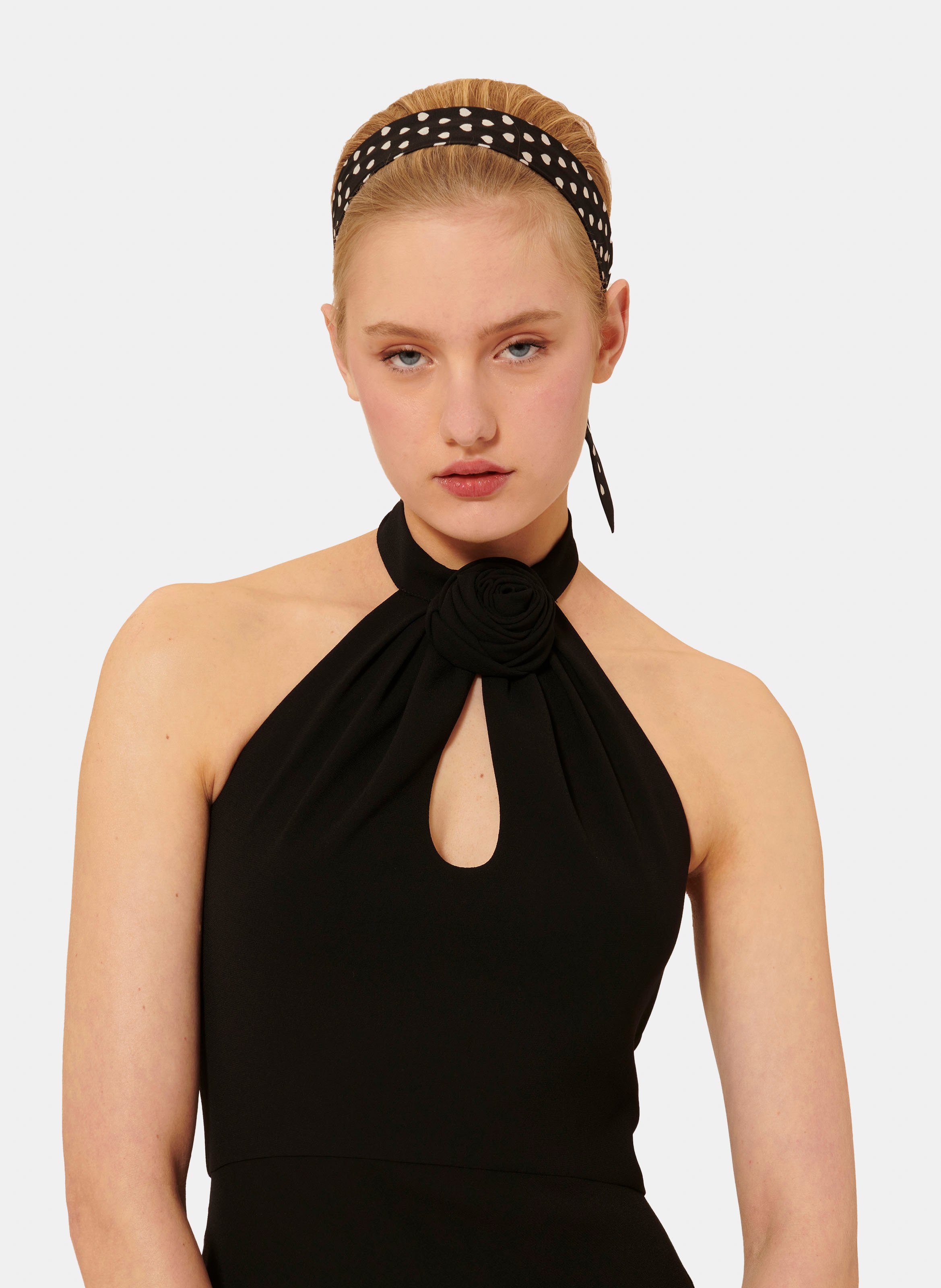 Robe rosange TARA JARMON Noir