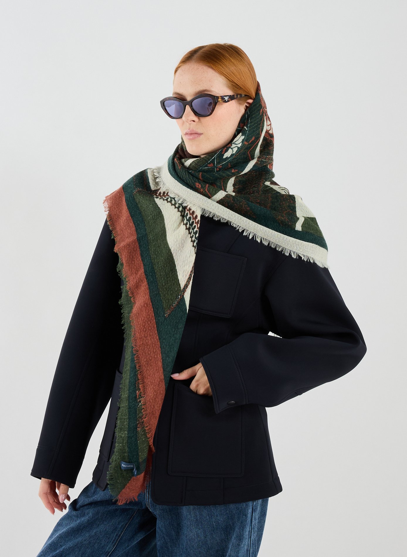 Lunettes de soleil mouchetées PRADA Multicolore