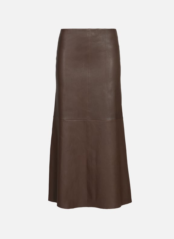 Jupe trapèze Simoas en cuir BY MALENE BIRGER Jupe trapèze Simoas en cuir BY MALENE BIRGER