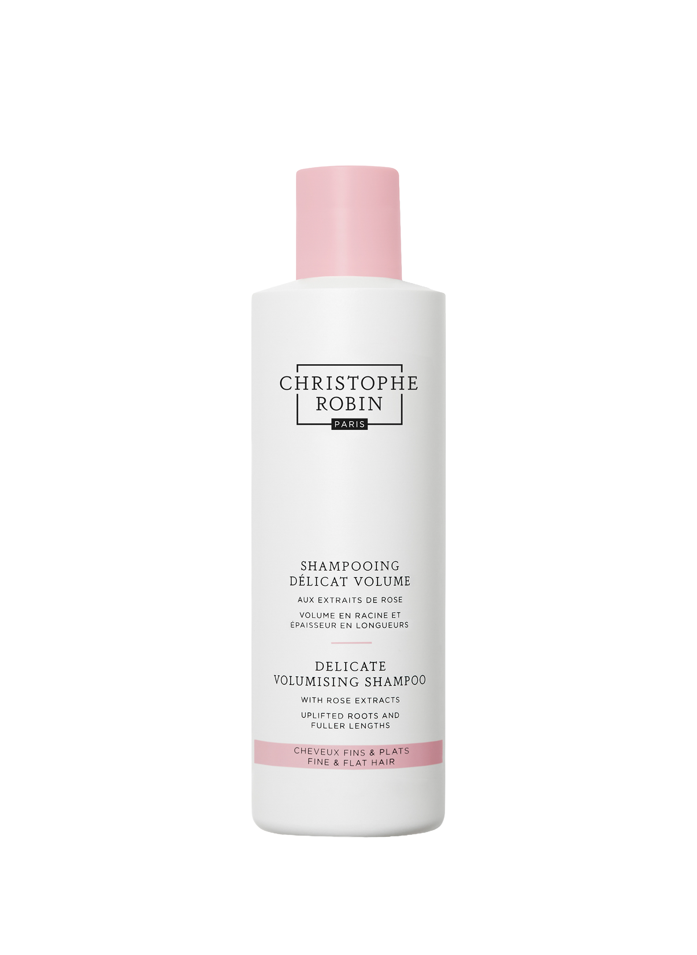 CHRISTOPHE ROBIN Delicate Volumising Shampoo with Rose Extracts No color